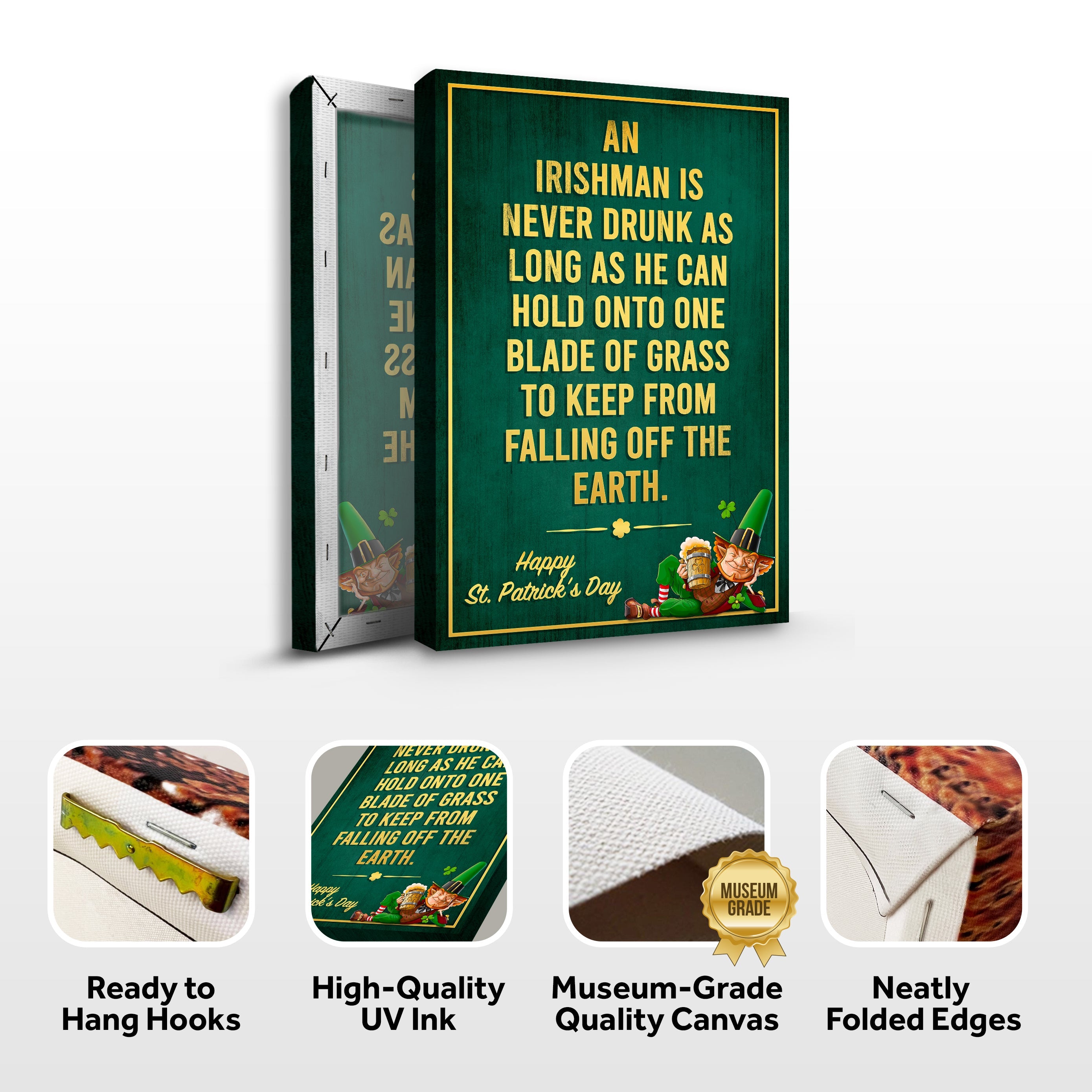 An Irishman Is Never Drunk Sign on sale at MyriadMart