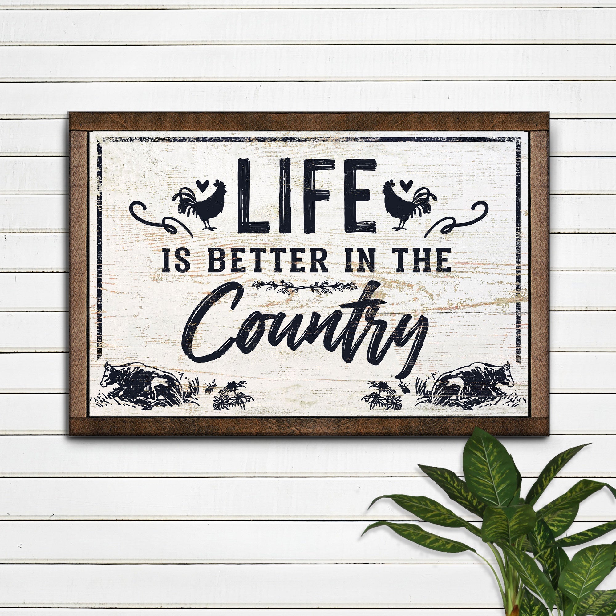 Life Is Better In The Country Sign on sale at MyriadMart
