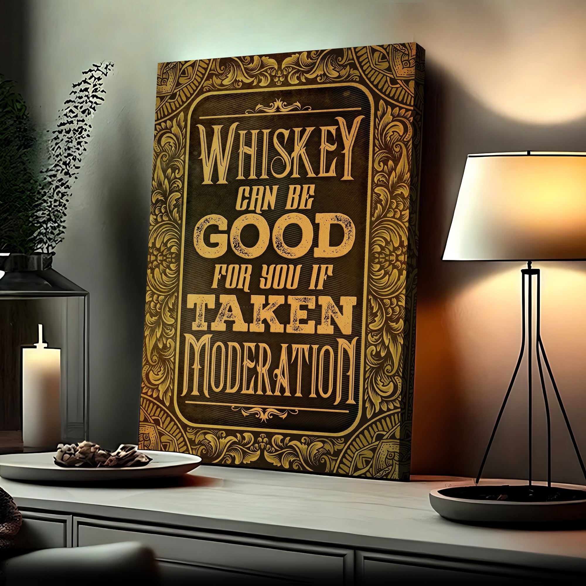 Whiskey Sign II on sale at MyriadMart