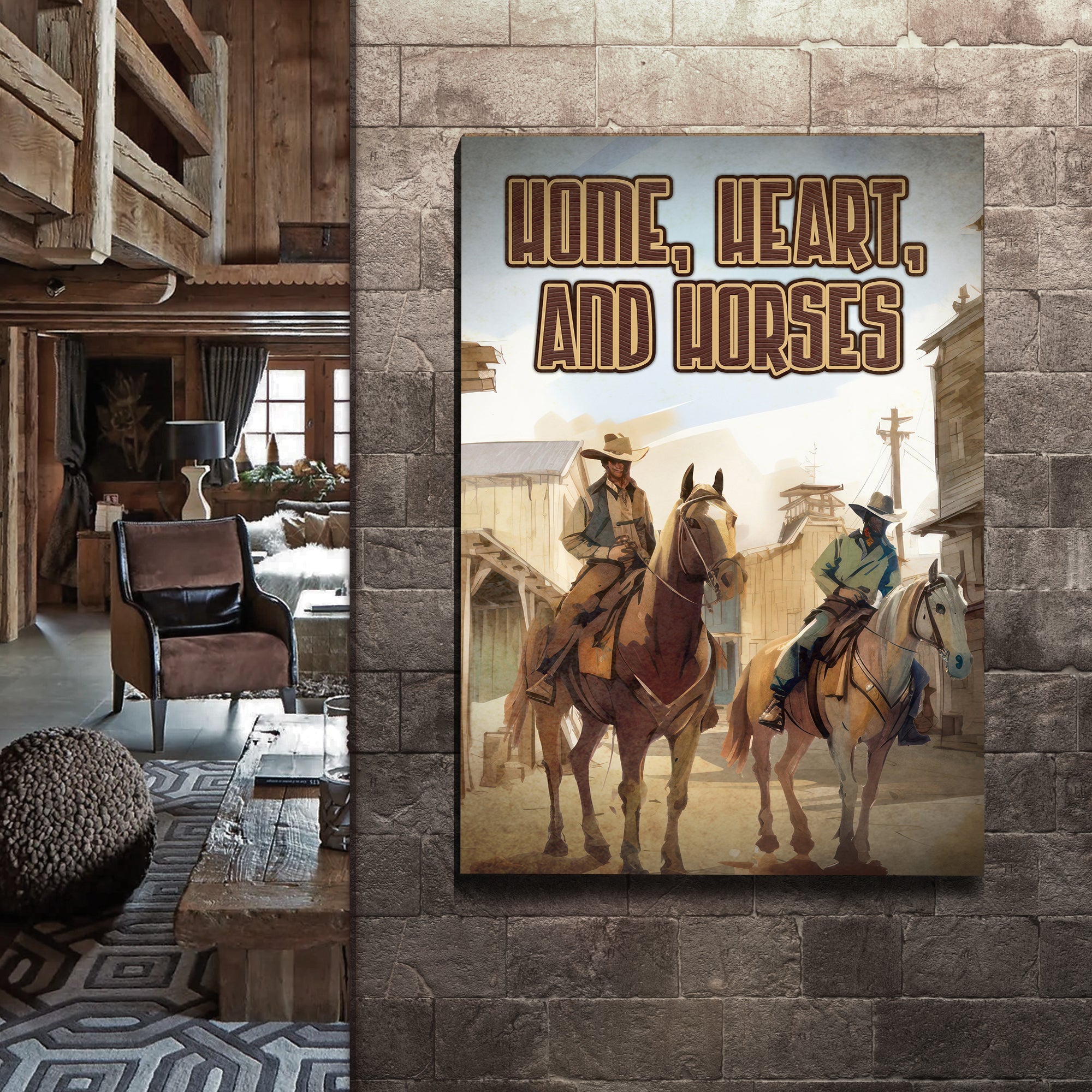 Home, Hearts, And Horses Western Sayings For Signs on sale at MyriadMart