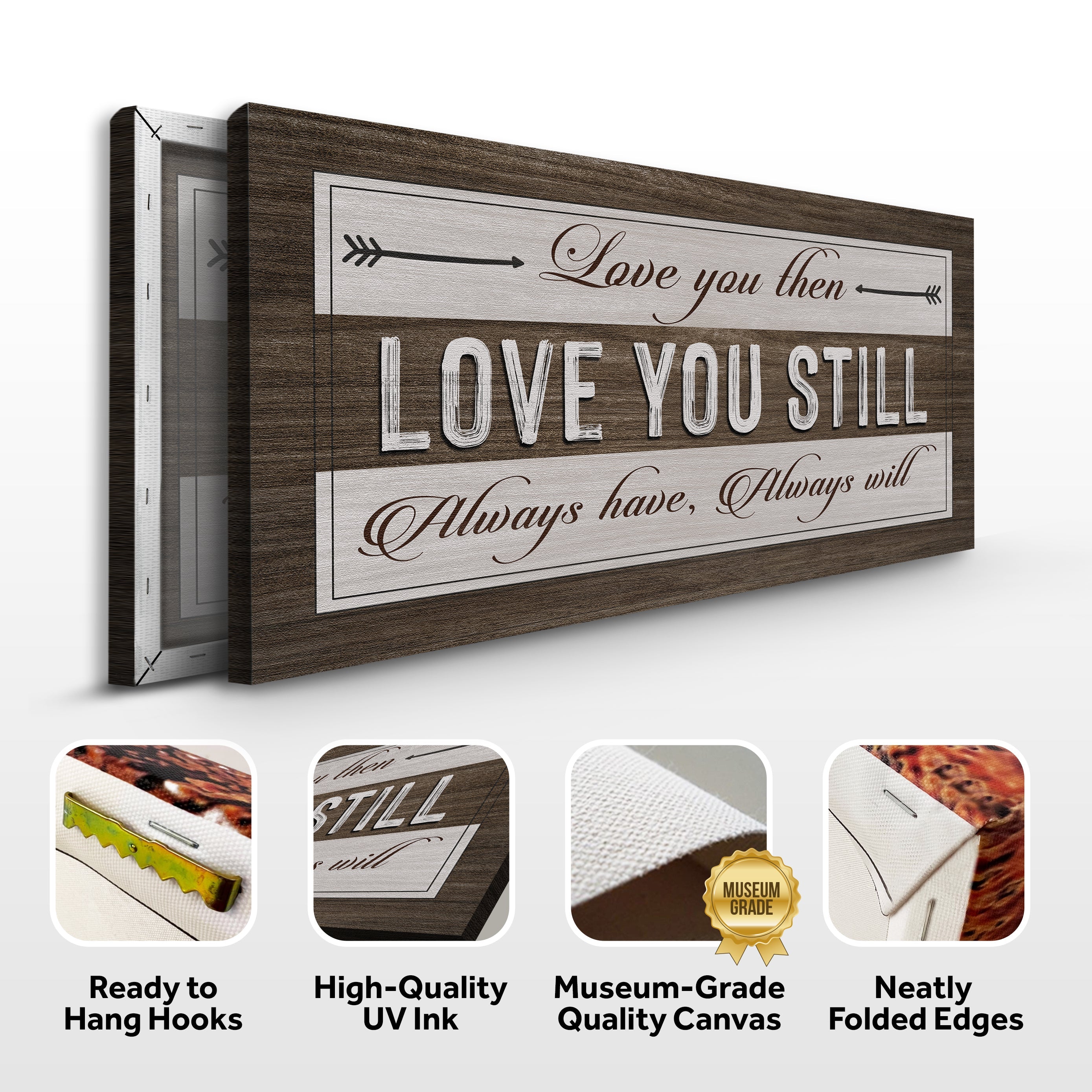 Love You Then Love You Still Sign on sale at MyriadMart