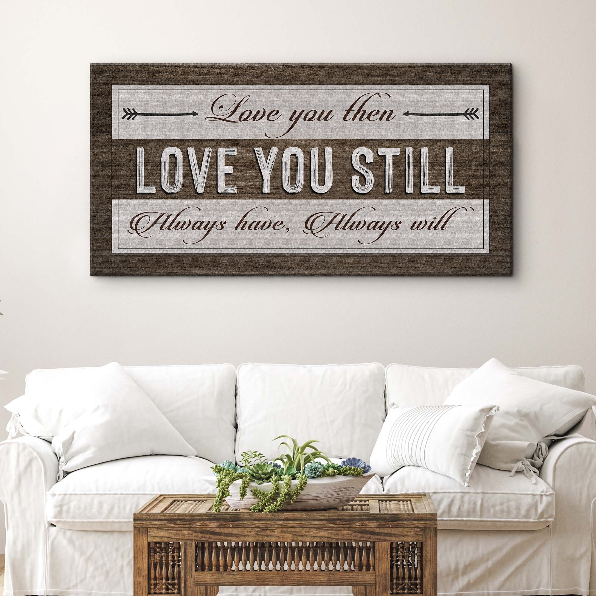 Love You Then Love You Still Sign on sale at MyriadMart