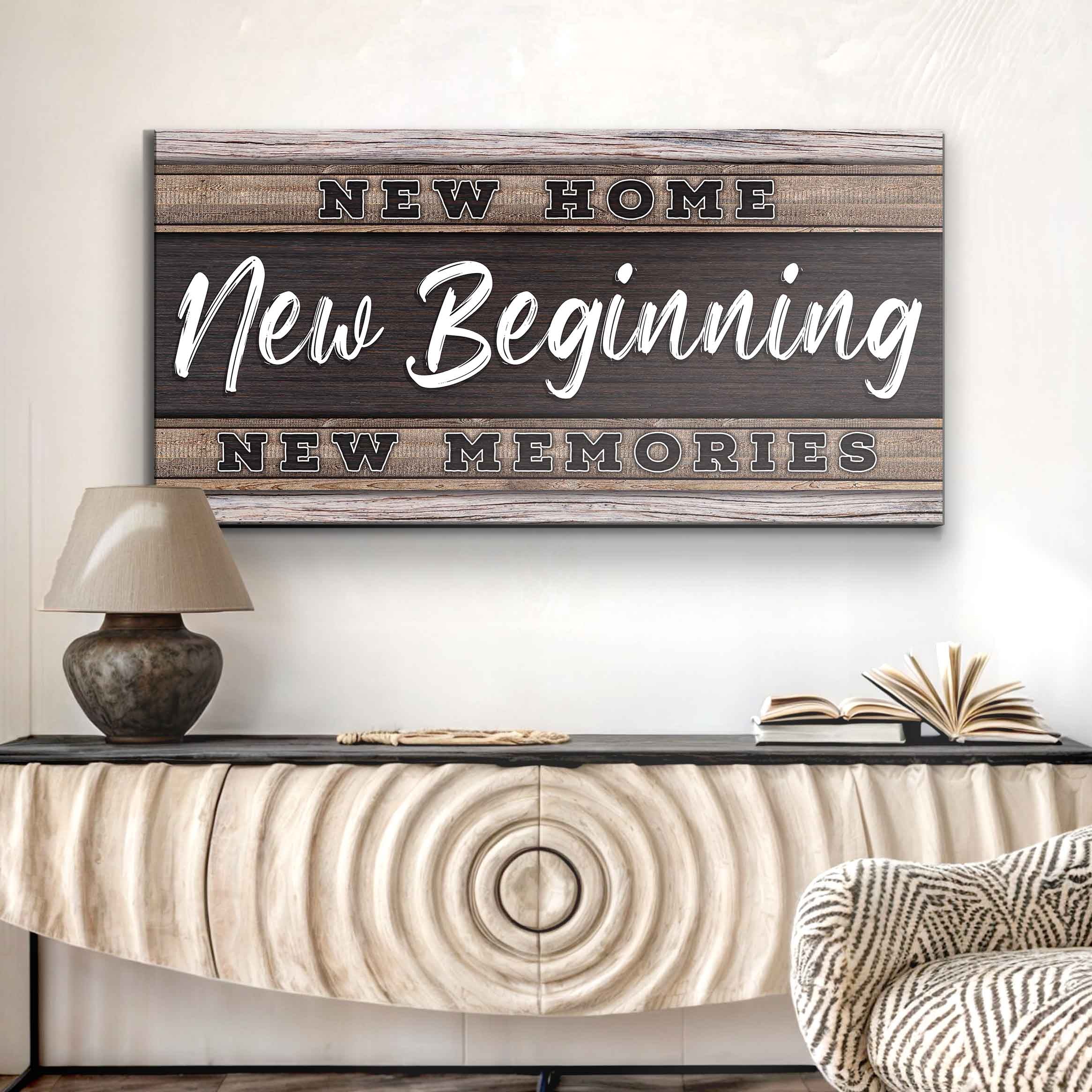 New Home, New Beginning Sign V on sale at MyriadMart