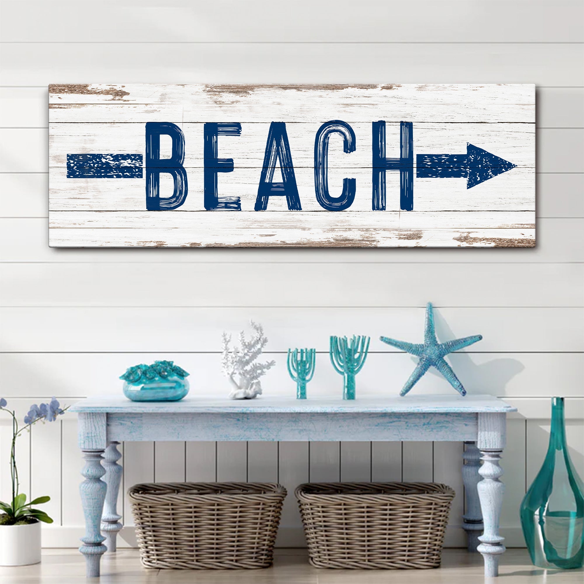 Shore Direction Arrow Beach Sign II on sale at MyriadMart