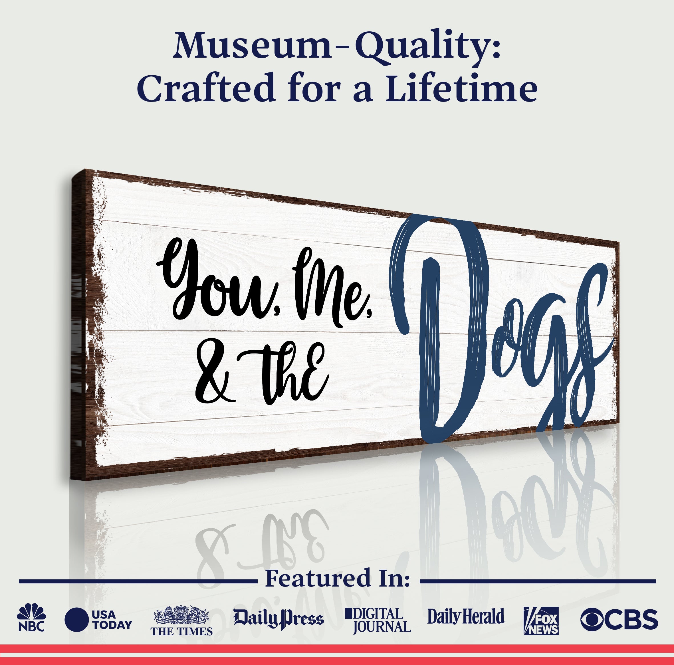 You, Me, And The Dogs Sign IV on sale at MyriadMart