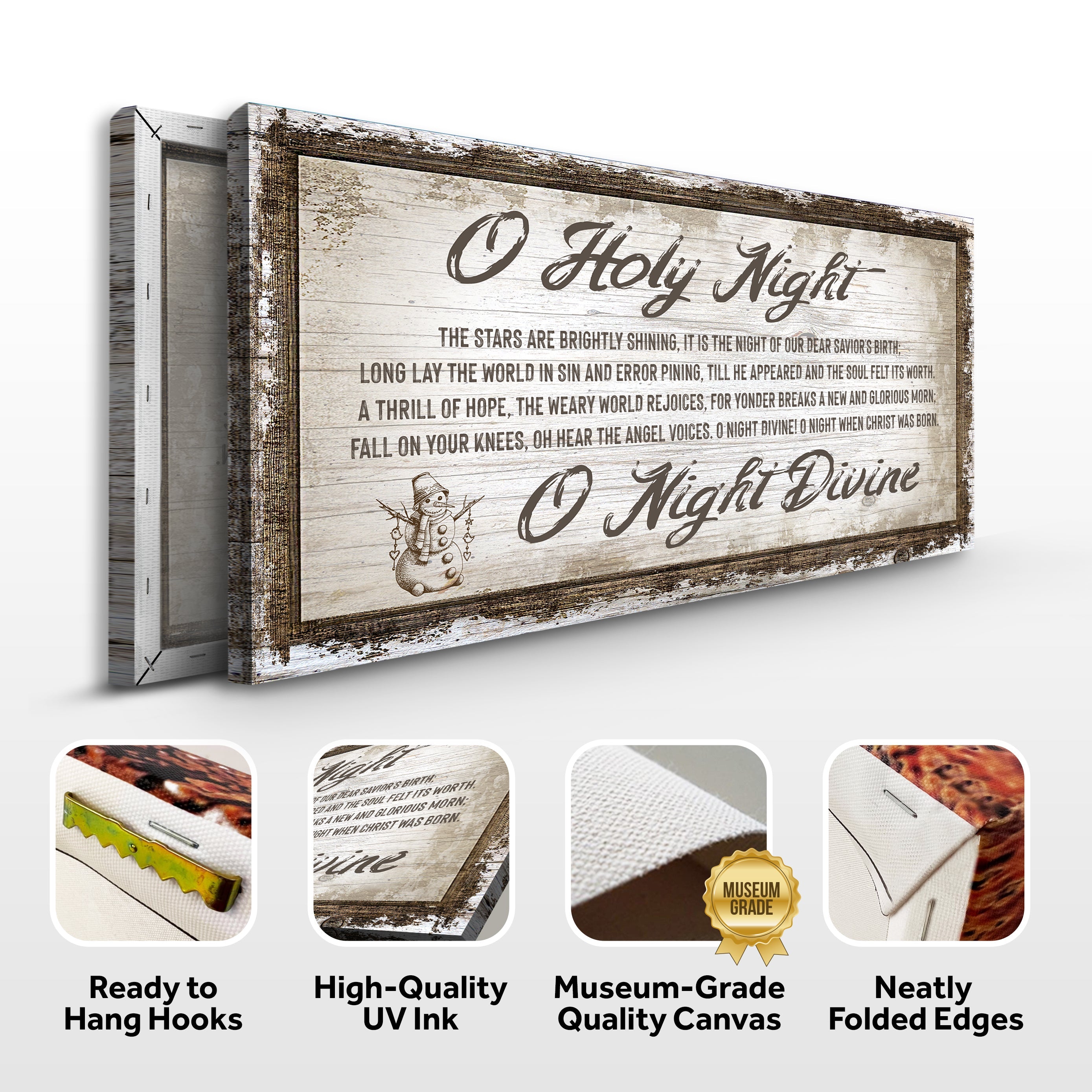 O Holy Night Christmas Sign on sale at MyriadMart