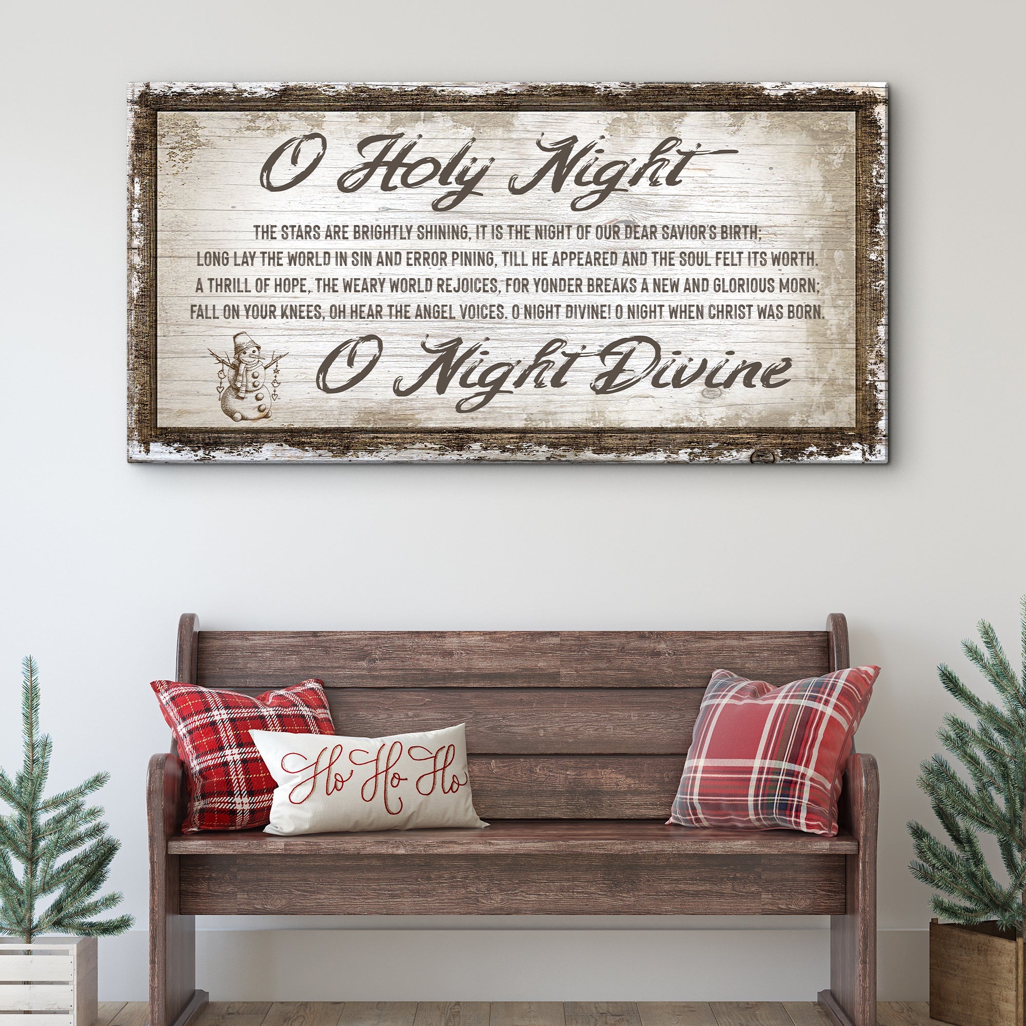 O Holy Night Christmas Sign on sale at MyriadMart
