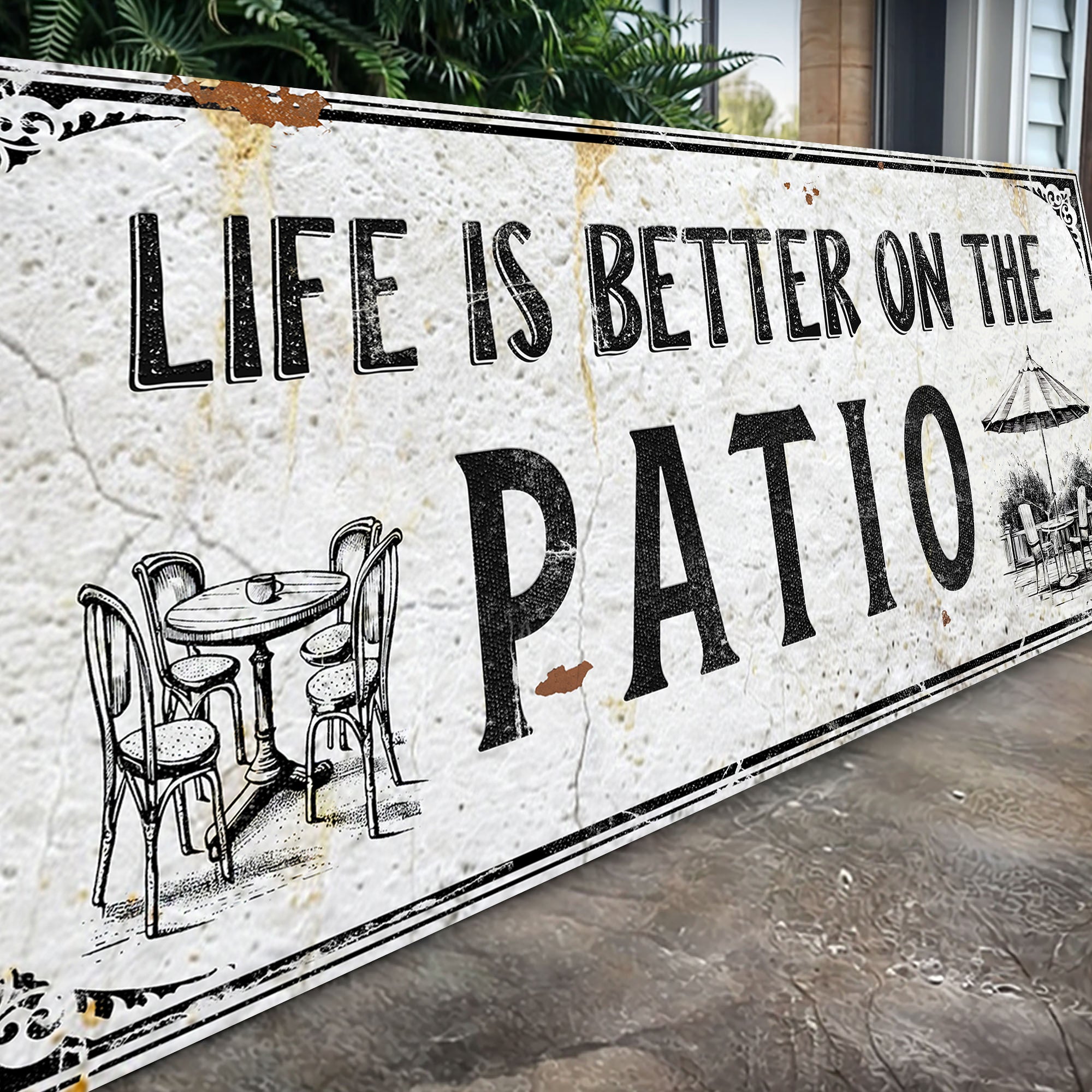Life Is Better On The Patio Sign IV on sale at MyriadMart
