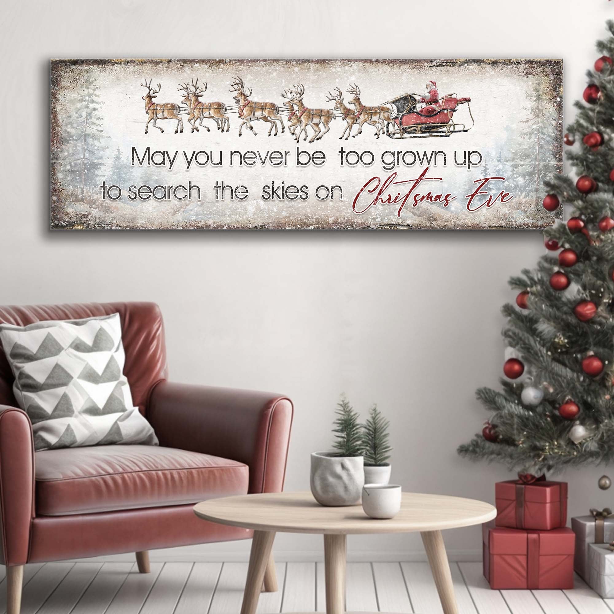 Search The Skies On Christmas Eve Sign II on sale at MyriadMart
