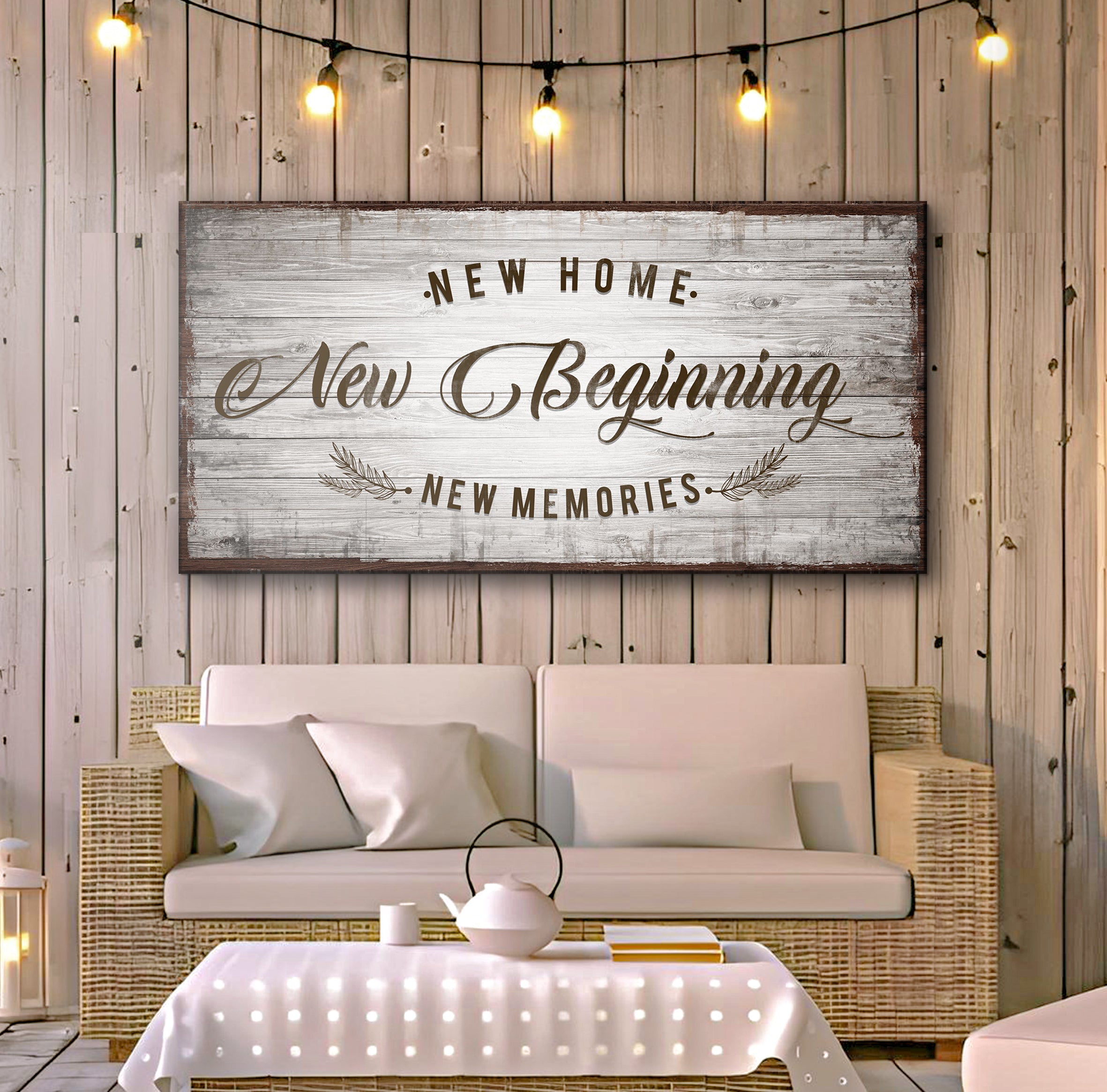 New Home, New Beginning Sign IV on sale at MyriadMart