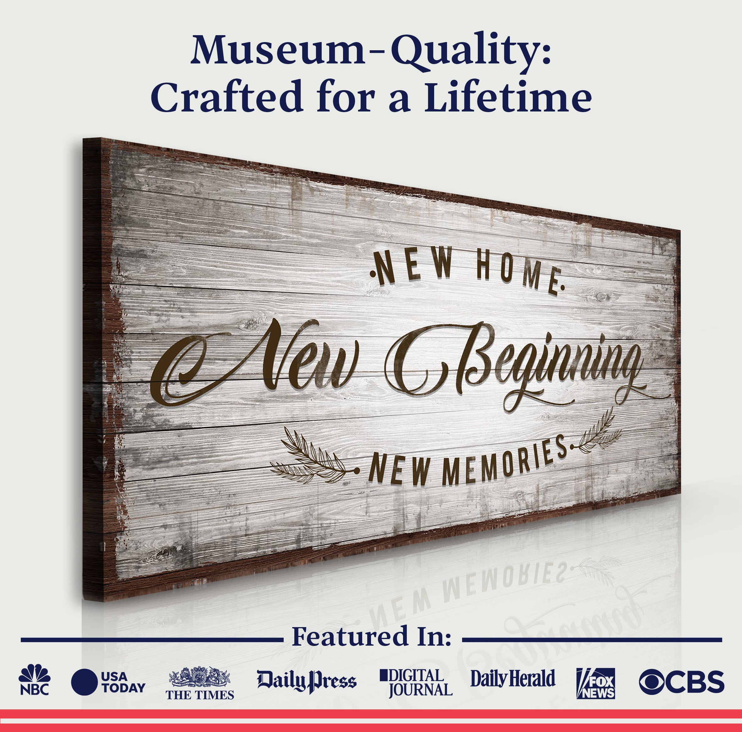 New Home, New Beginning Sign IV on sale at MyriadMart