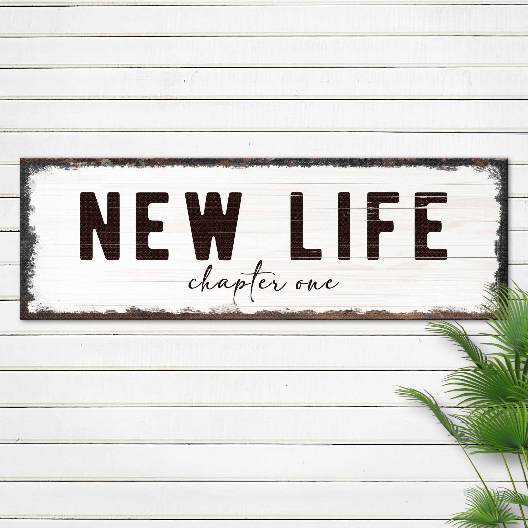 New Life Chapter One Sign on sale at MyriadMart