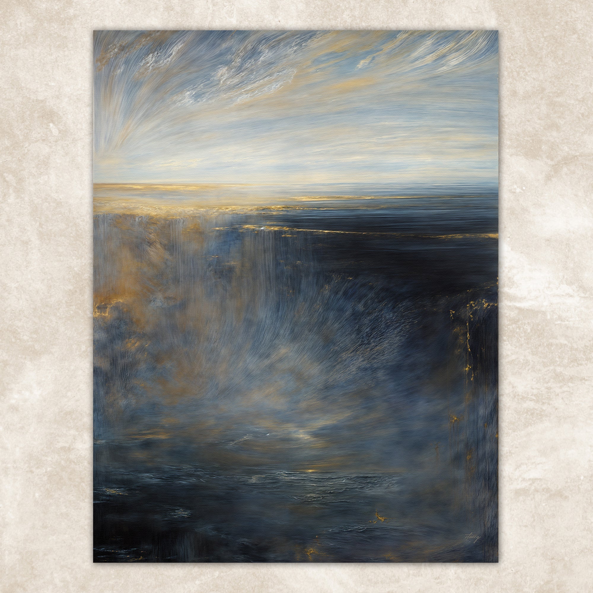 Canvas Print: "Oceans Lament" on sale at MyriadMart