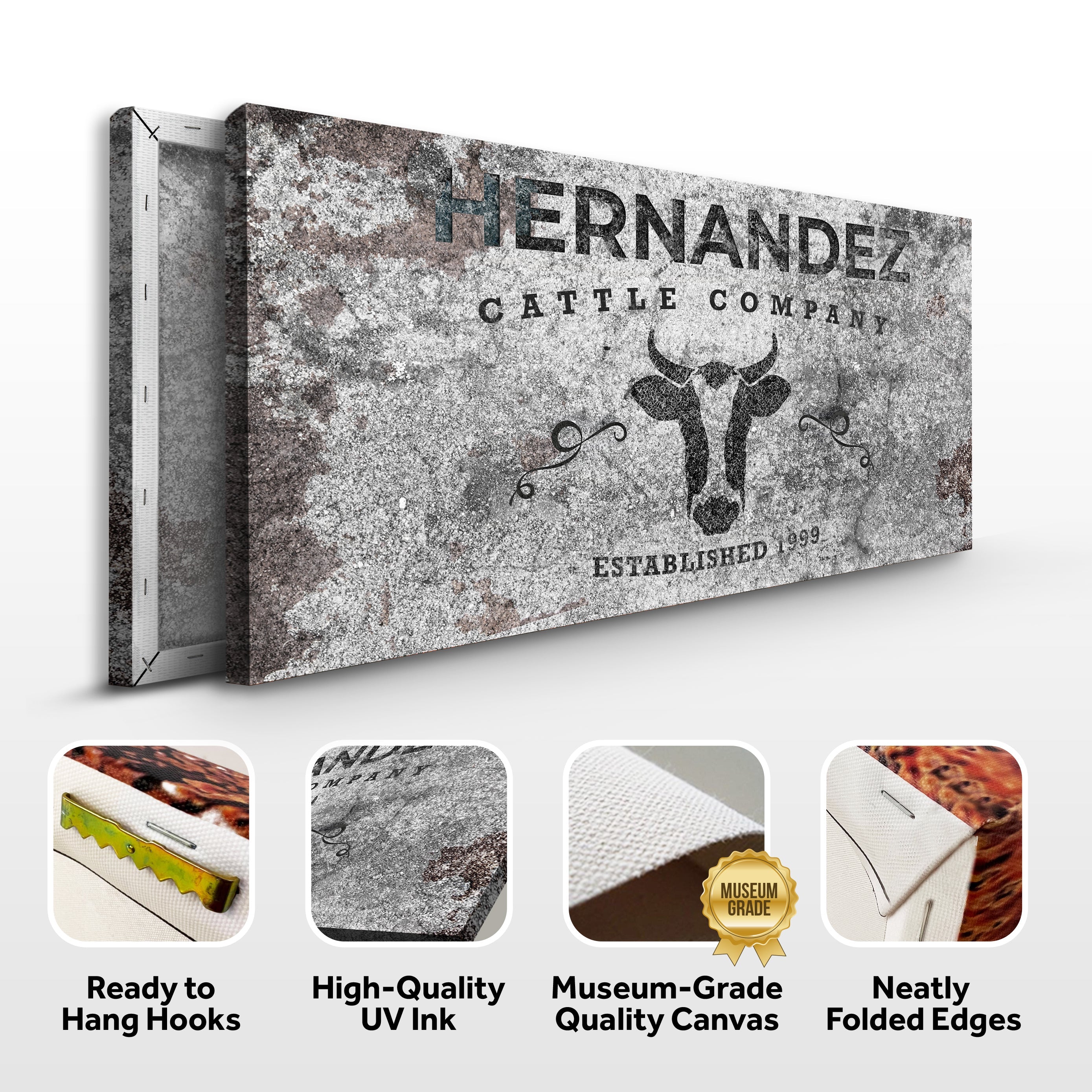 Cattle Company Sign II on sale at MyriadMart