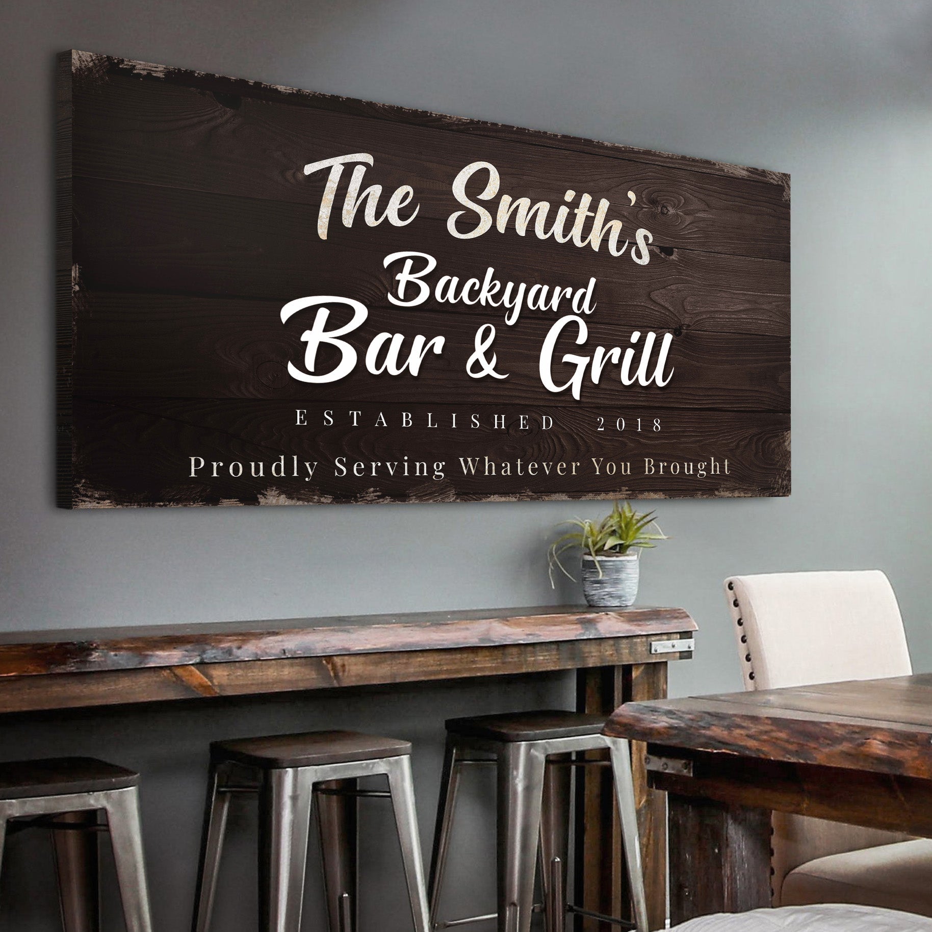 Backyard Bar & Grill Sign XV on sale at MyriadMart