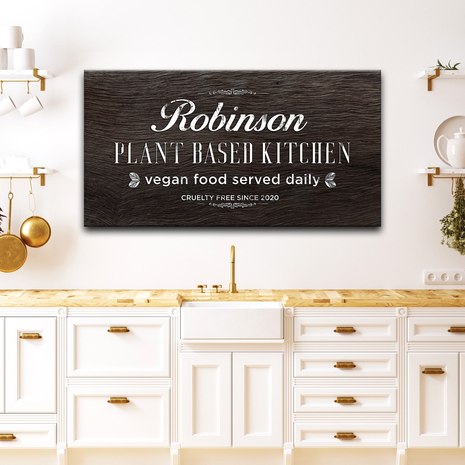Plant Based Kitchen Sign on sale at MyriadMart
