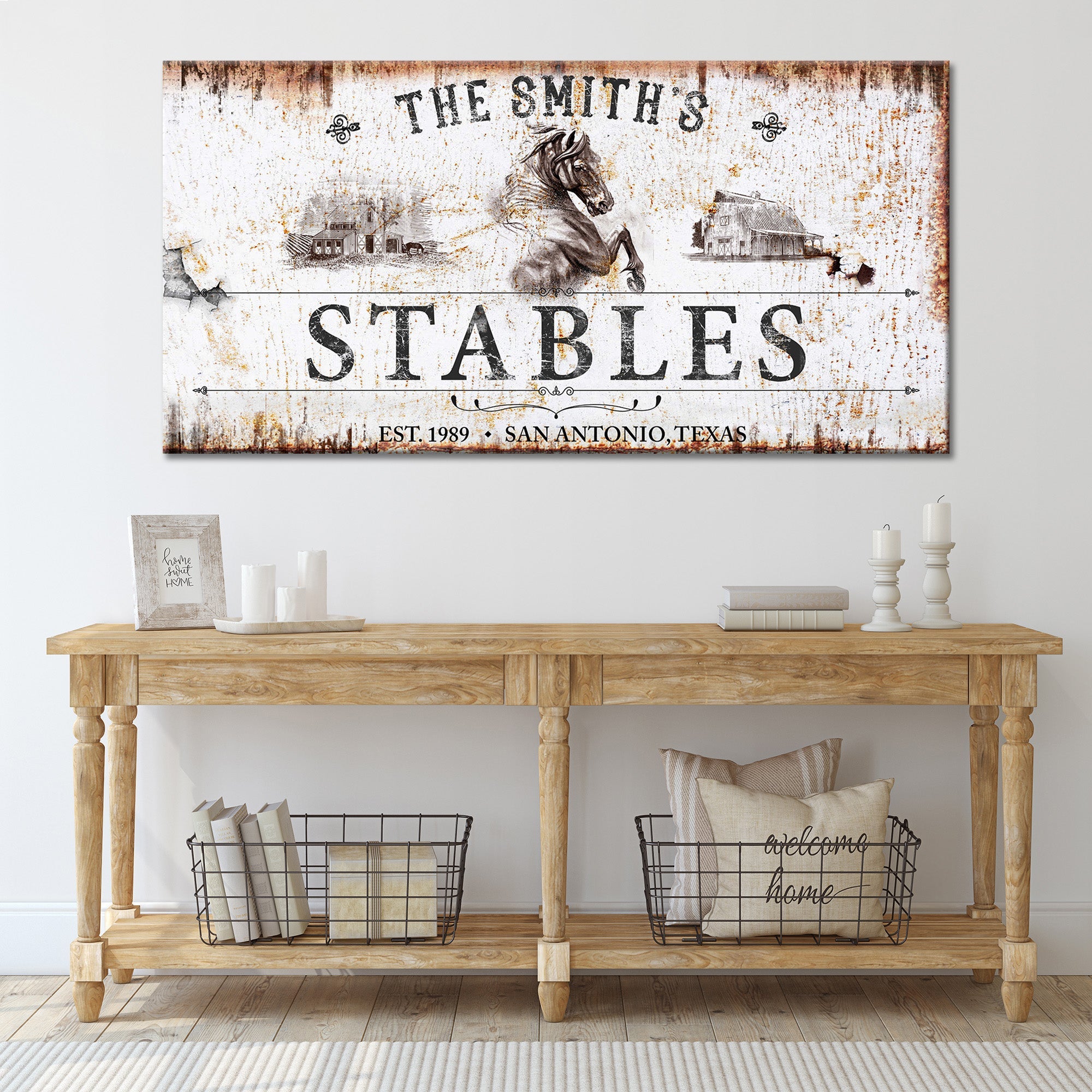 Rustic Stables Decor Sign on sale at MyriadMart