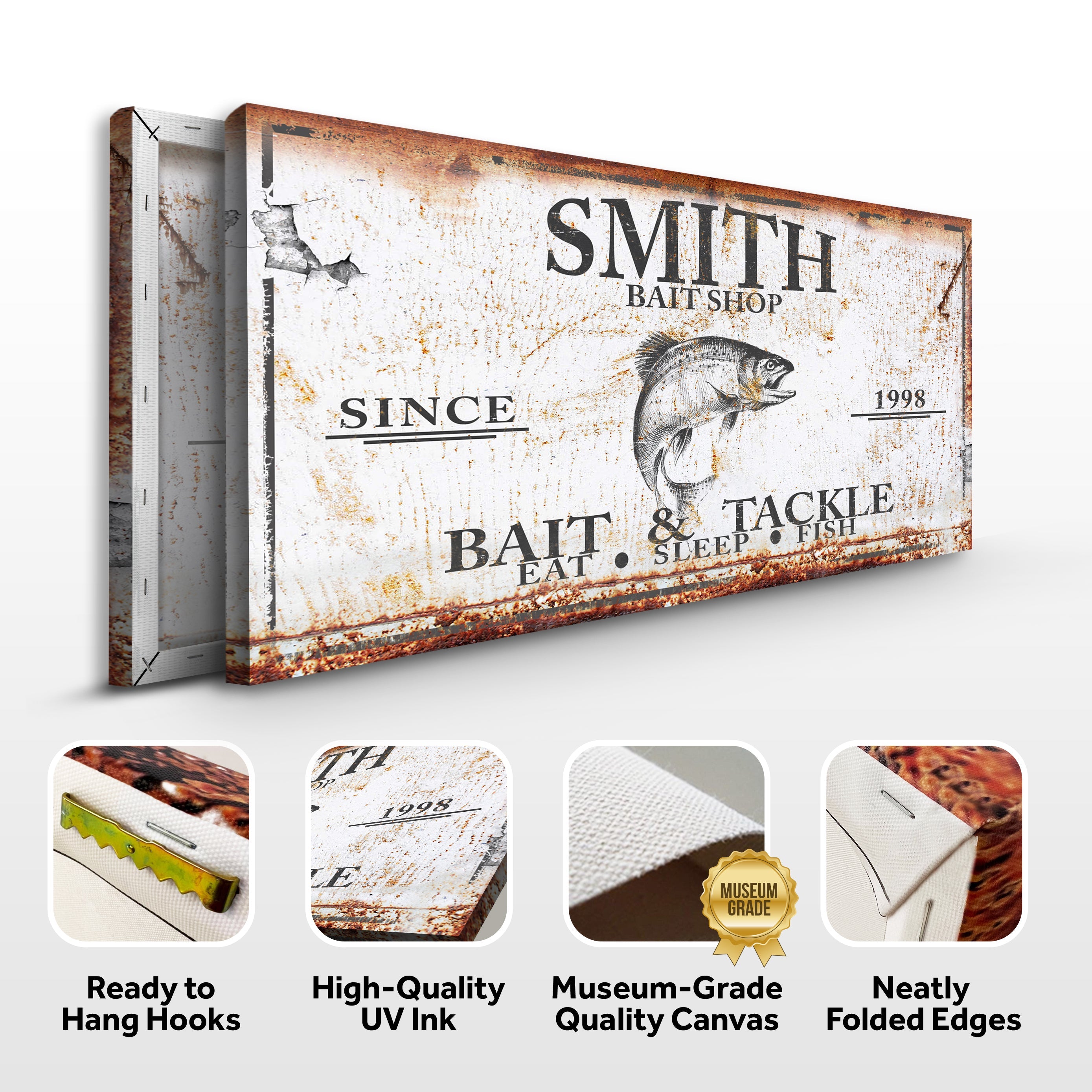 Bait and Tackle Sign on sale at MyriadMart