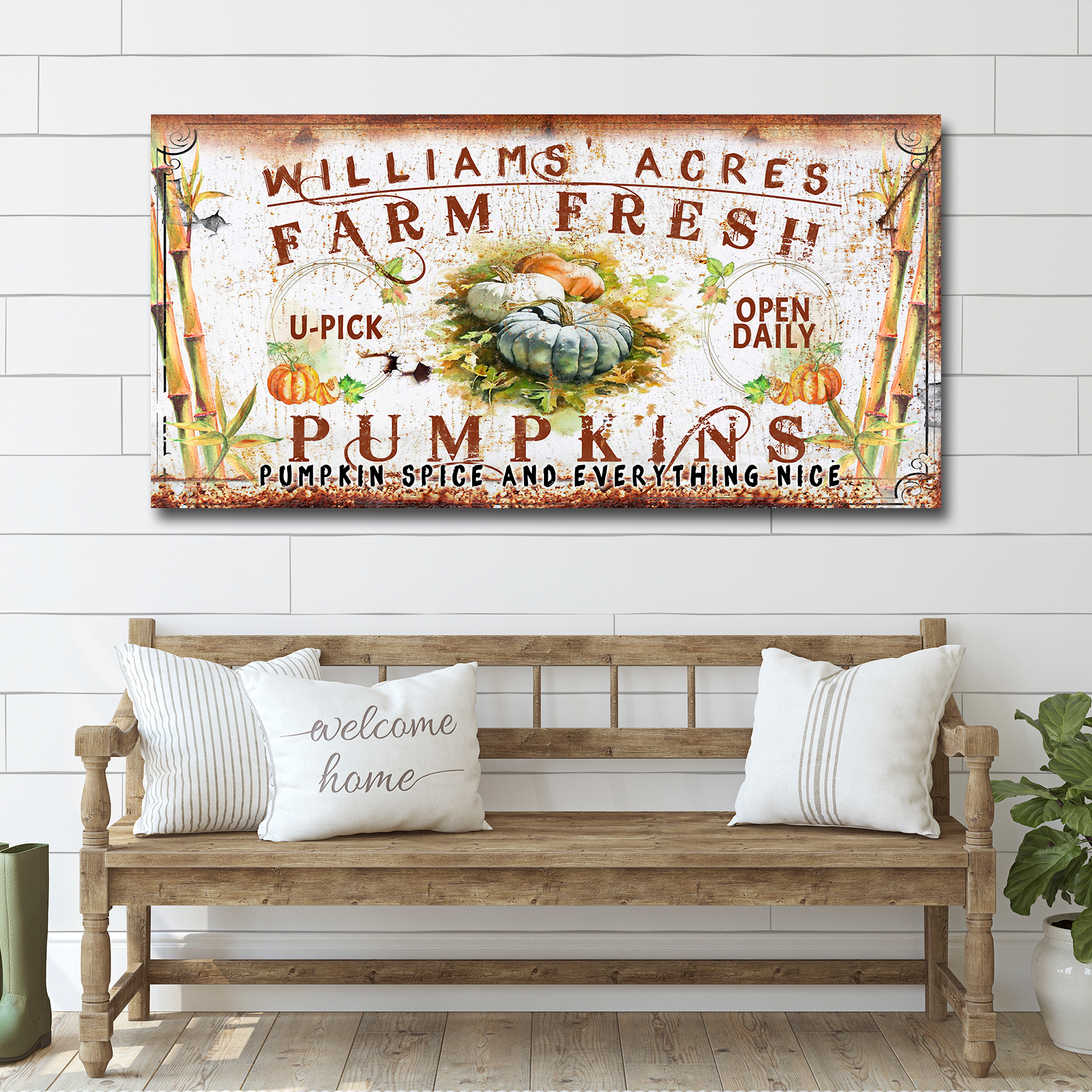 Farm Fresh Pumpkins Sign on sale at MyriadMart