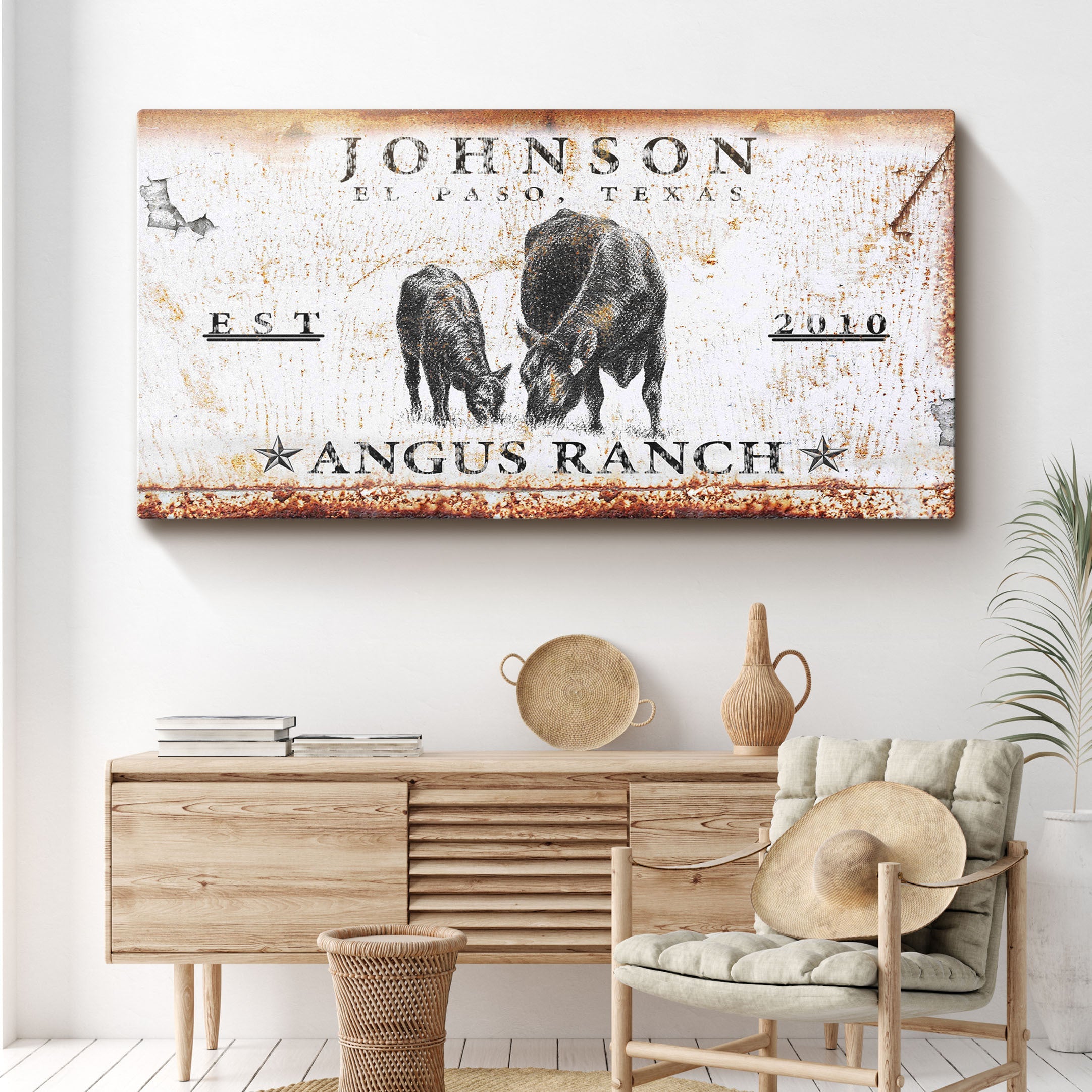 Angus Ranch Sign on sale at MyriadMart