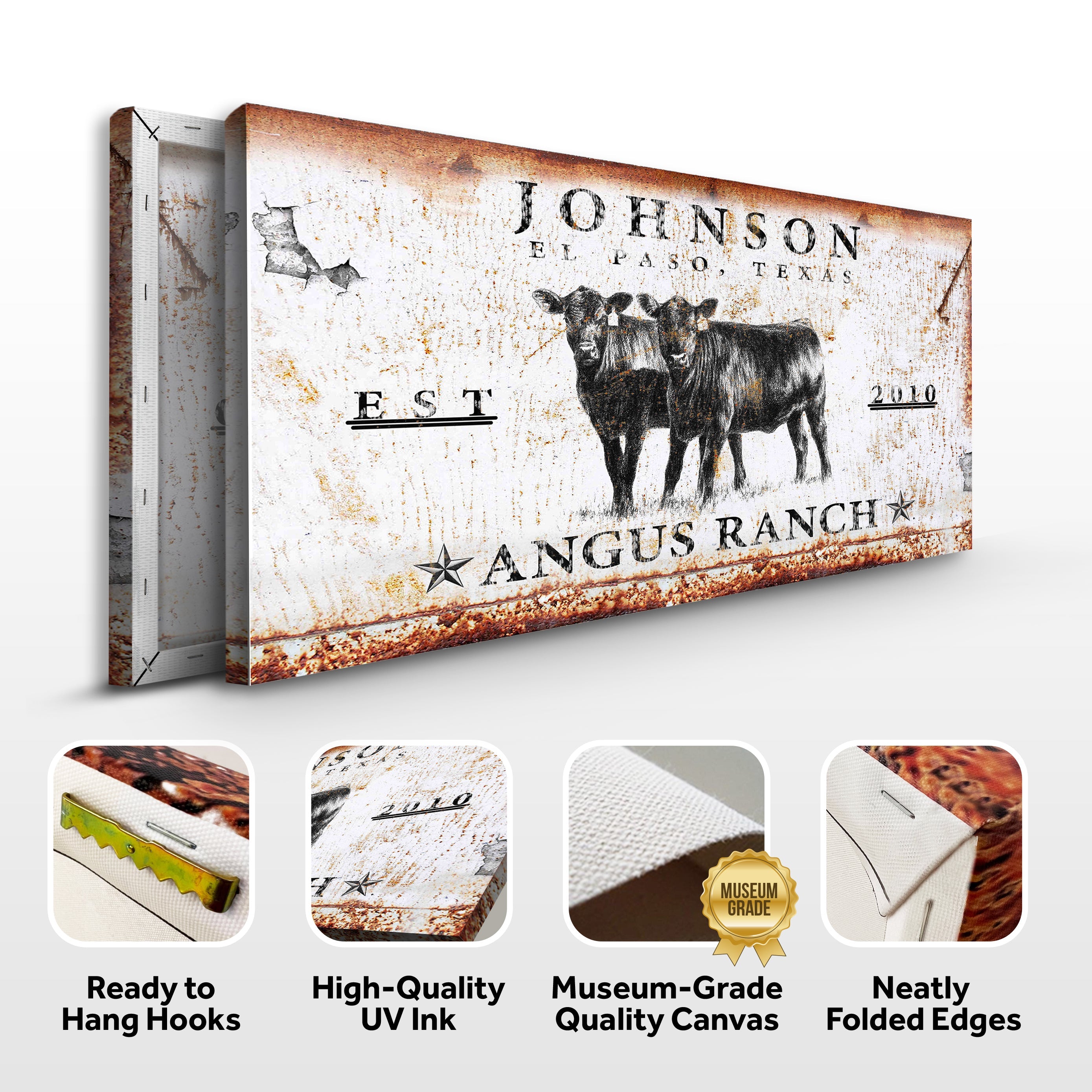 Angus Ranch Sign II on sale at MyriadMart