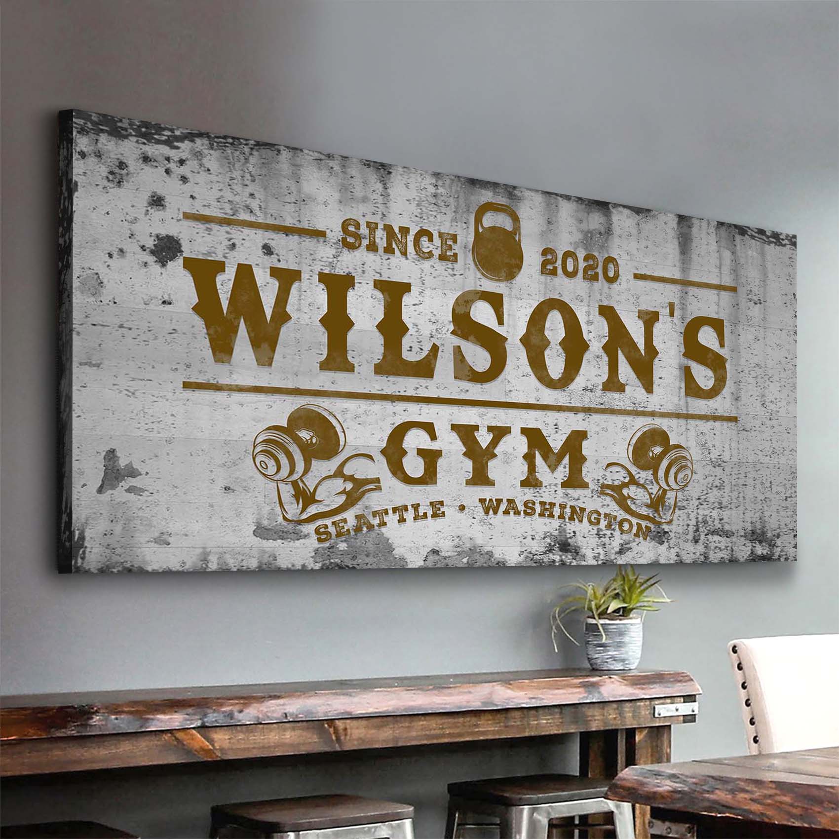 Gym Sign XV on sale at MyriadMart