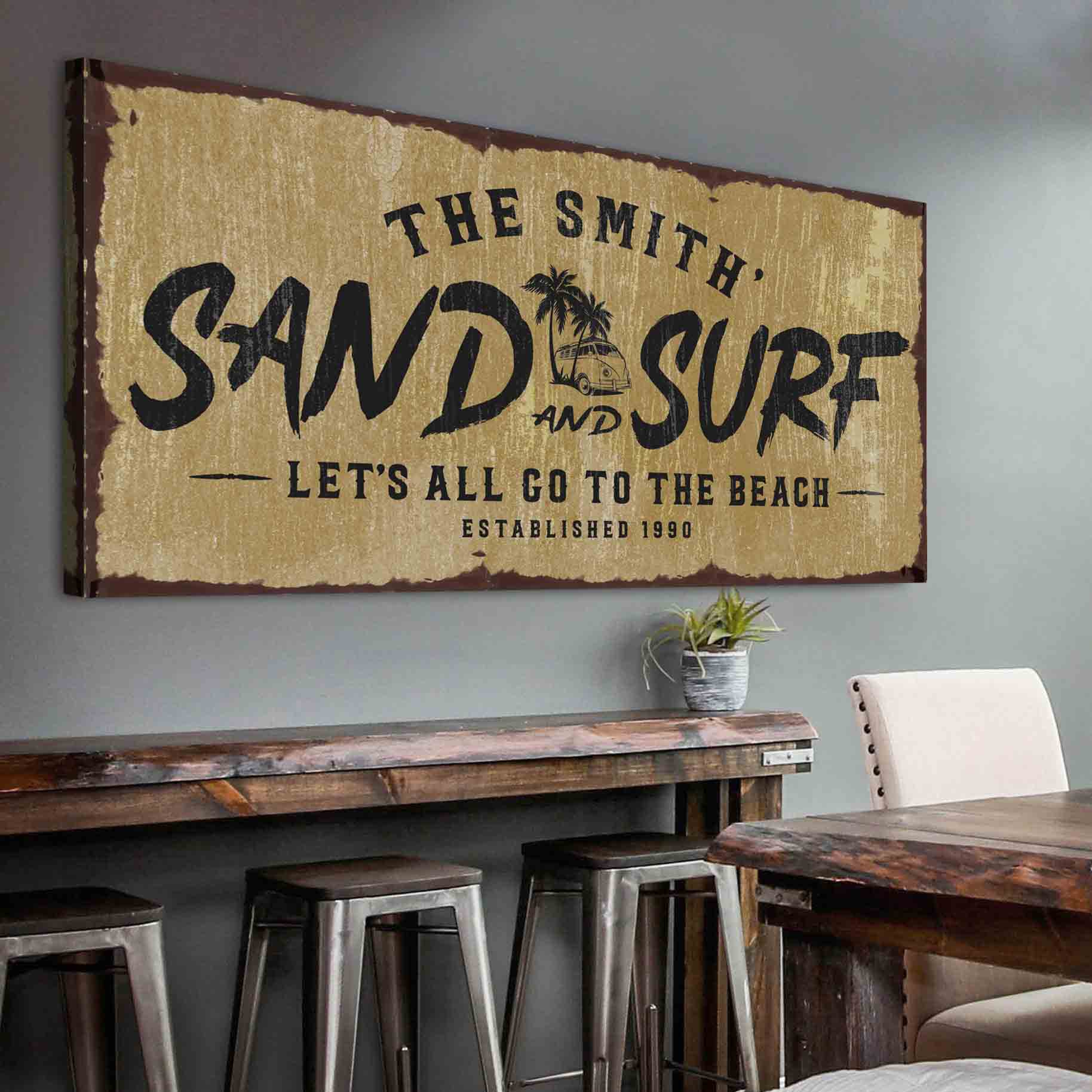 Sand and Surf Sign VII on sale at MyriadMart