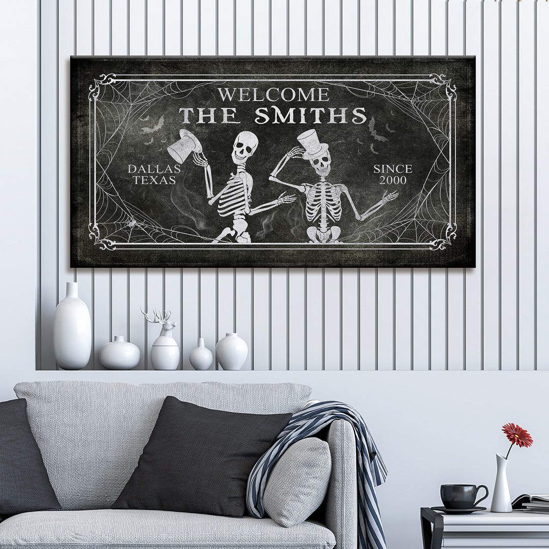 Gothic Welcome Sign on sale at MyriadMart