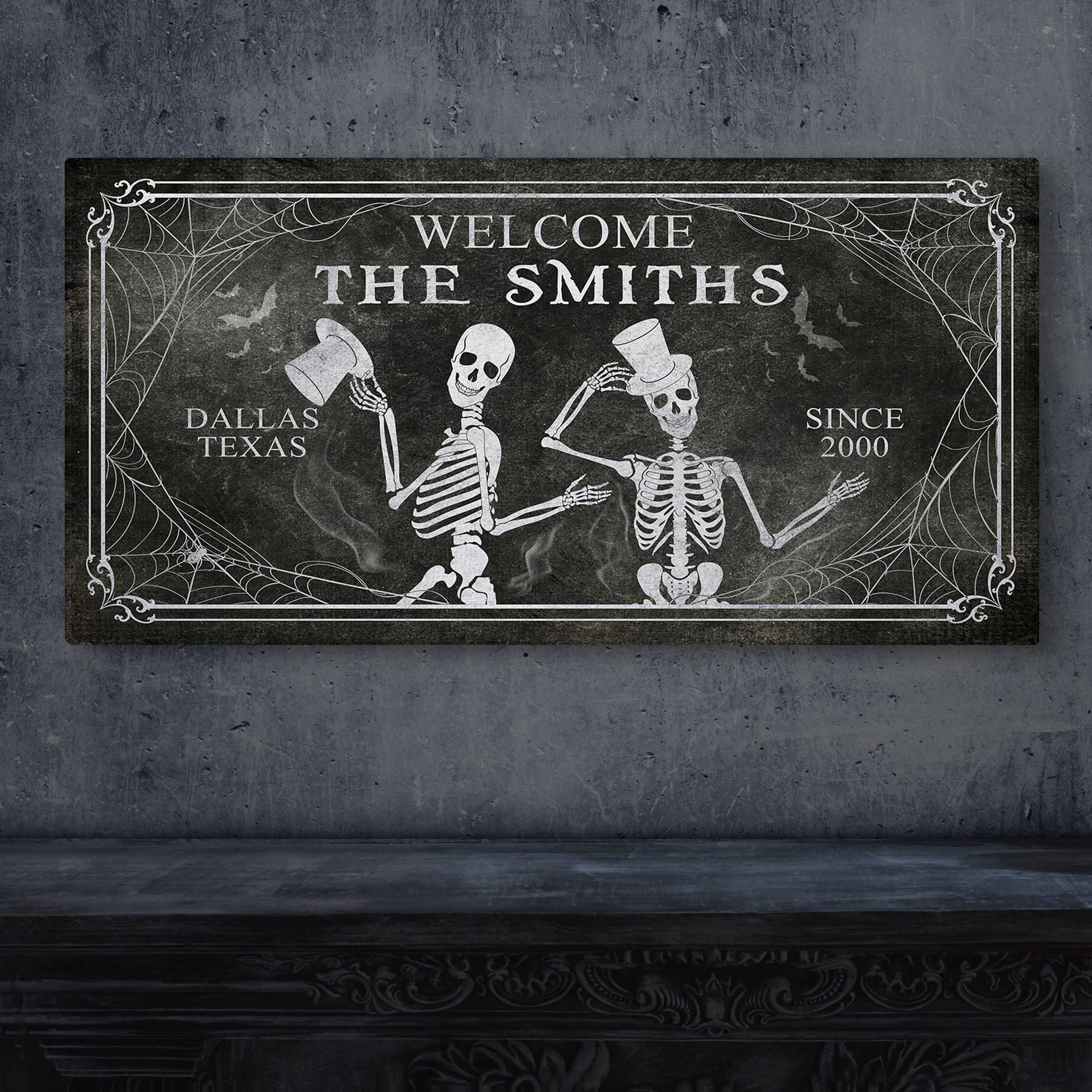 Gothic Welcome Sign on sale at MyriadMart