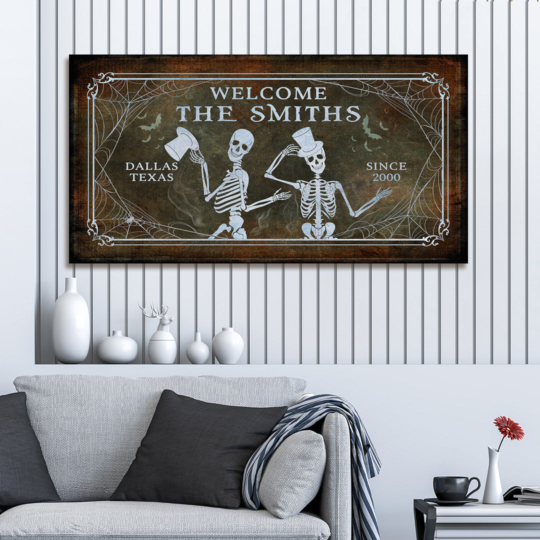 Gothic Welcome Sign on sale at MyriadMart