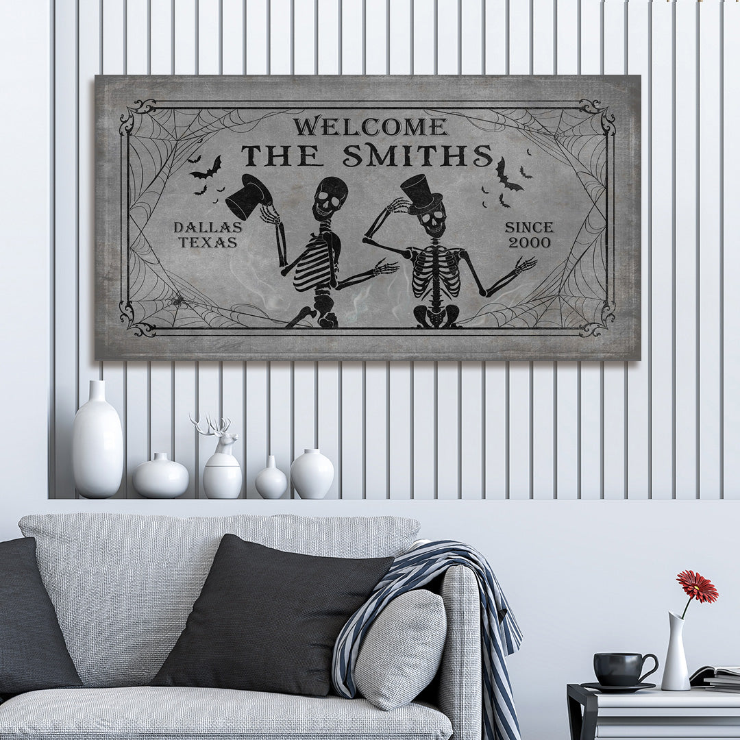 Gothic Welcome Sign on sale at MyriadMart