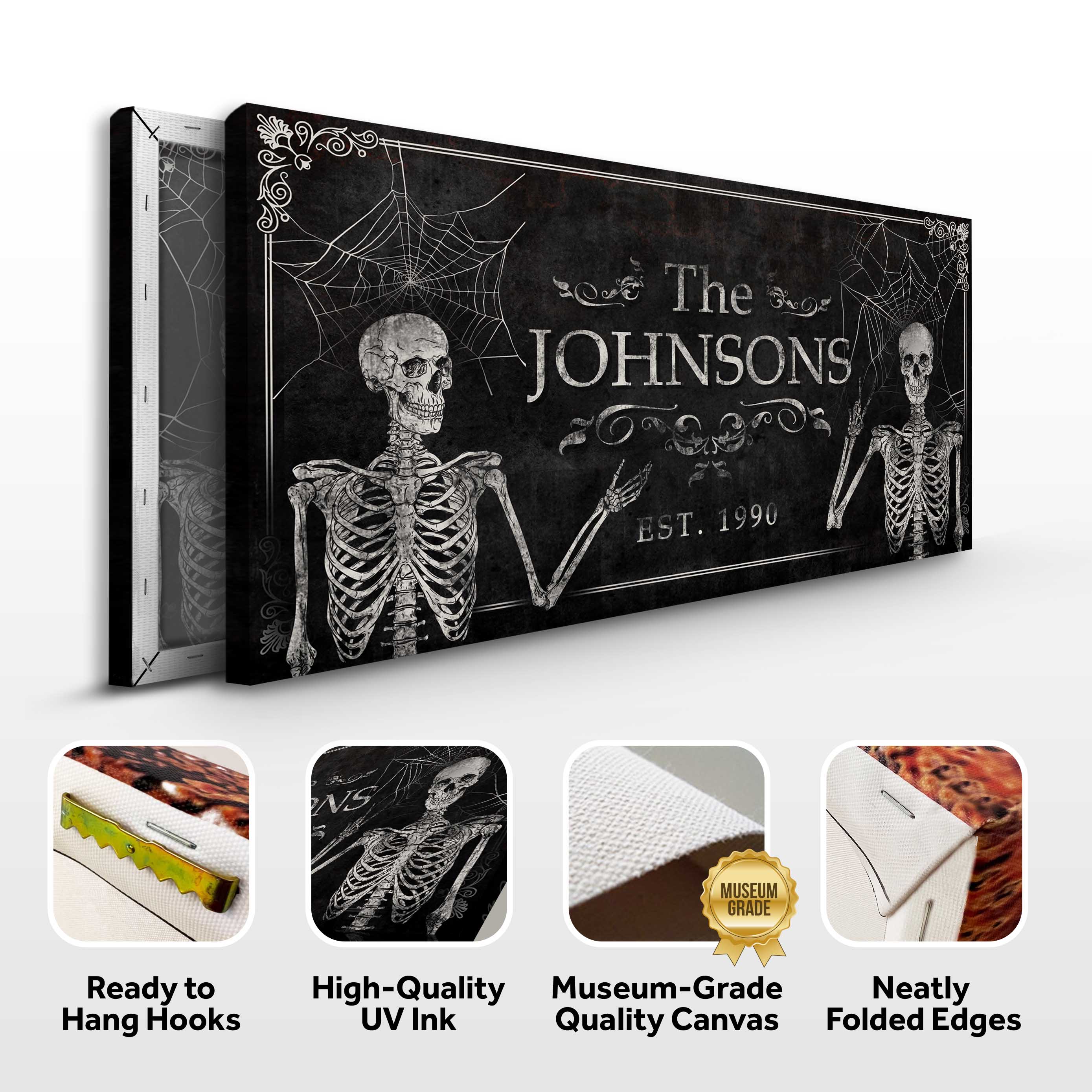 Gothic Family Sign on sale at MyriadMart