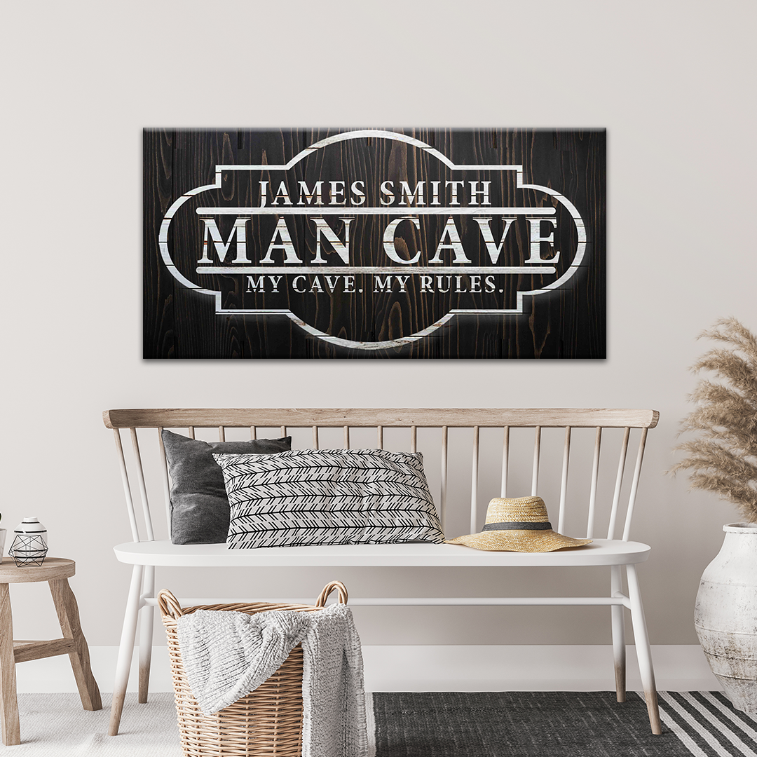 My Cave My Rules Sign on sale at MyriadMart