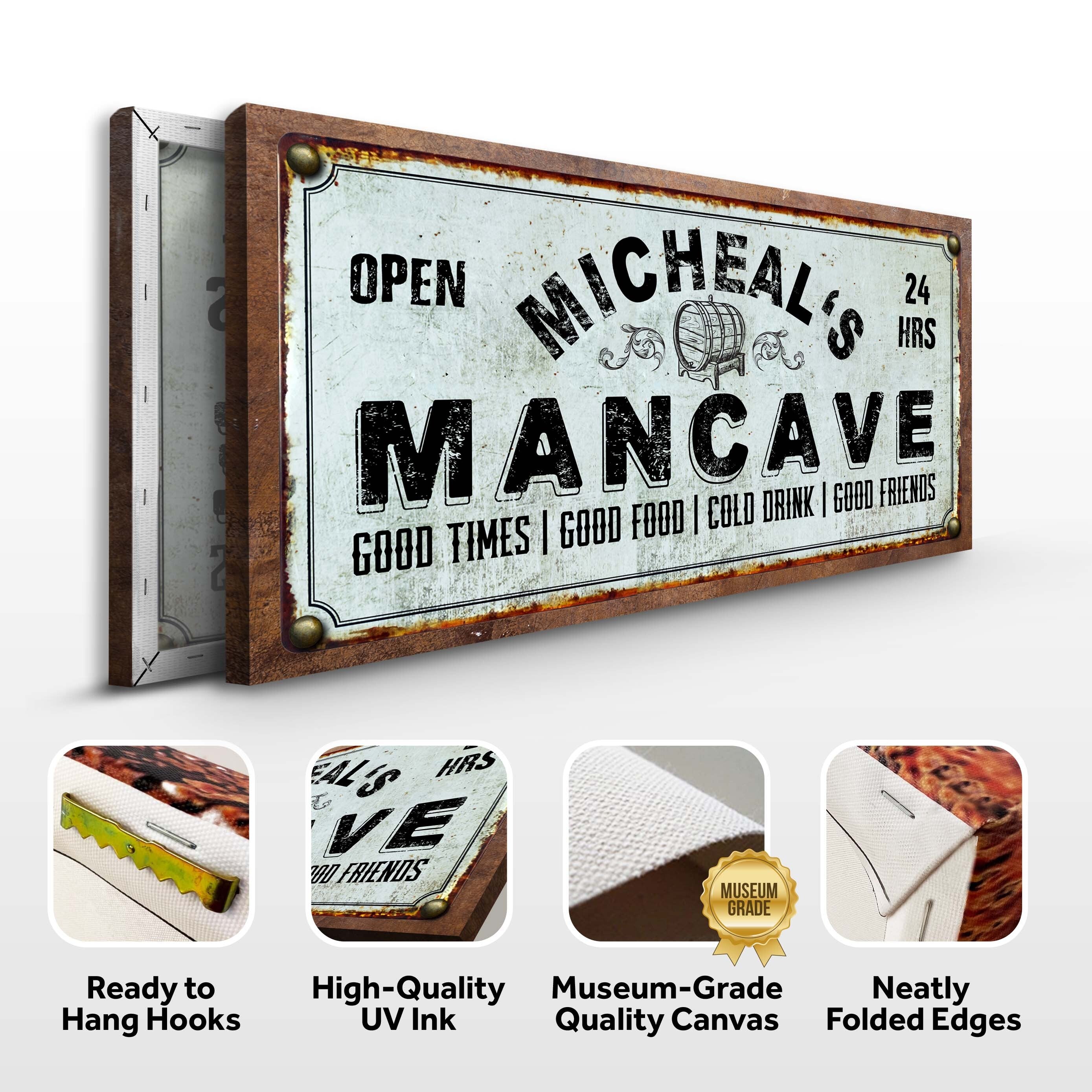 Man Cave Sign on sale at MyriadMart