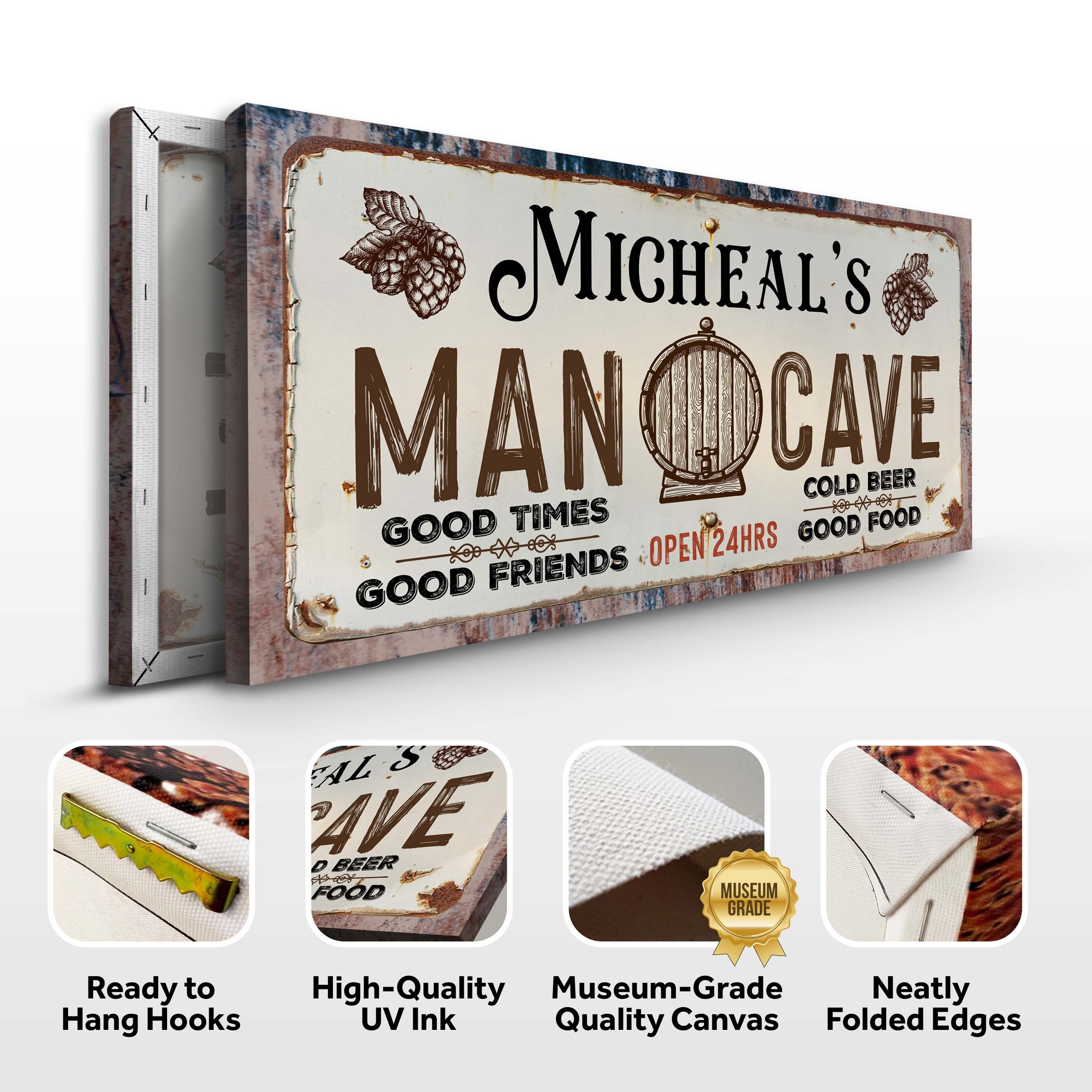 Man Cave Sign III on sale at MyriadMart