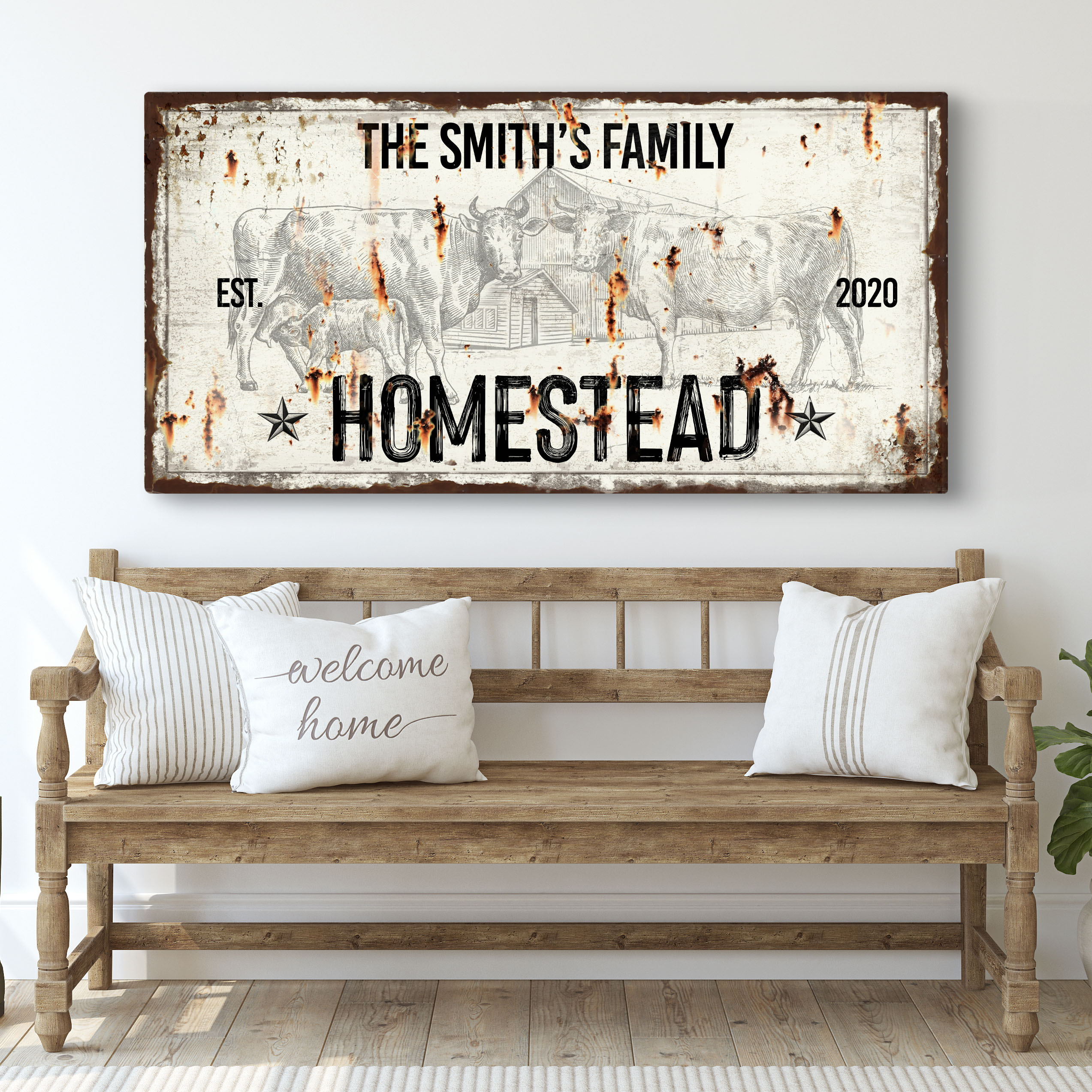 Rustic Homestead Sign on sale at MyriadMart
