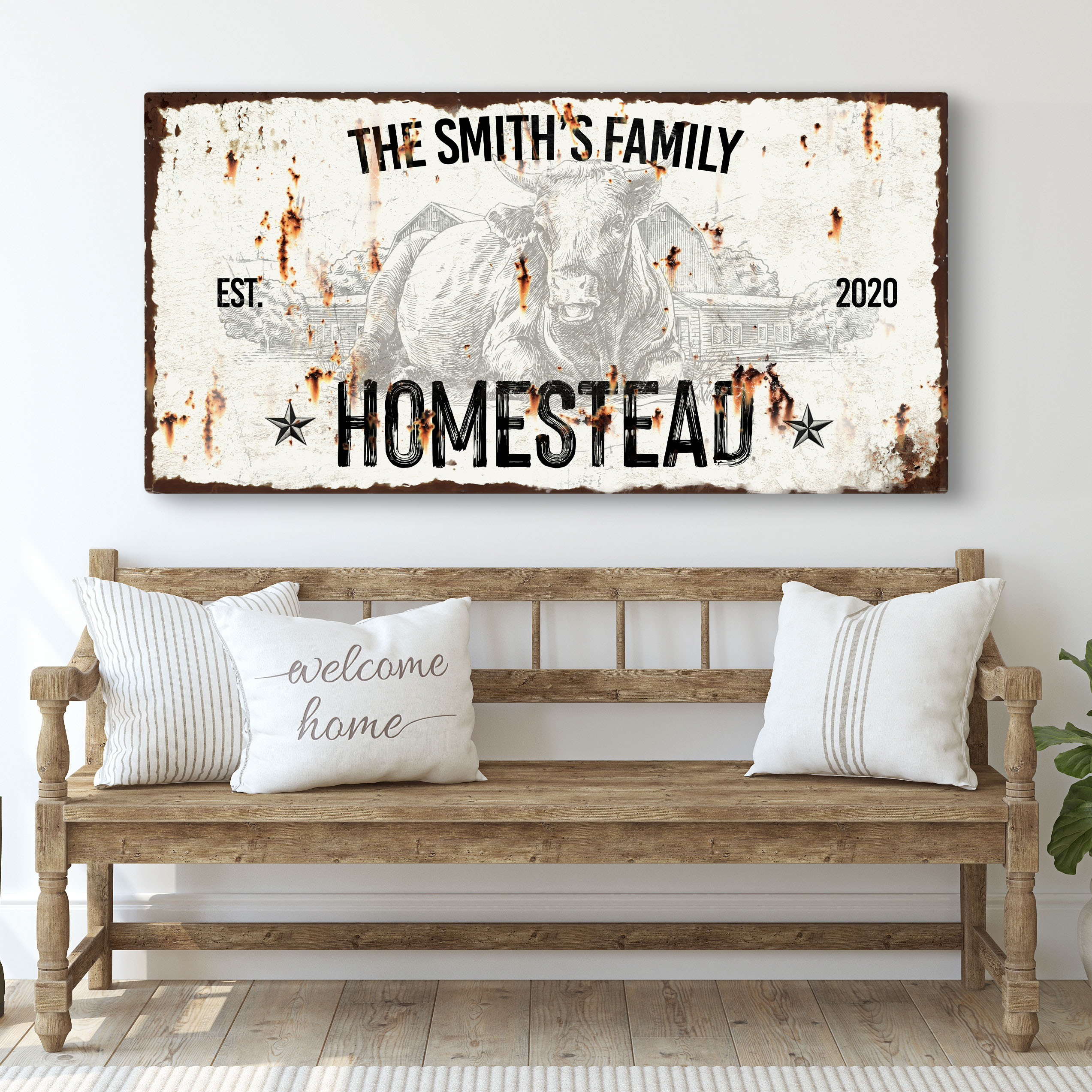 Rustic Homestead Sign on sale at MyriadMart