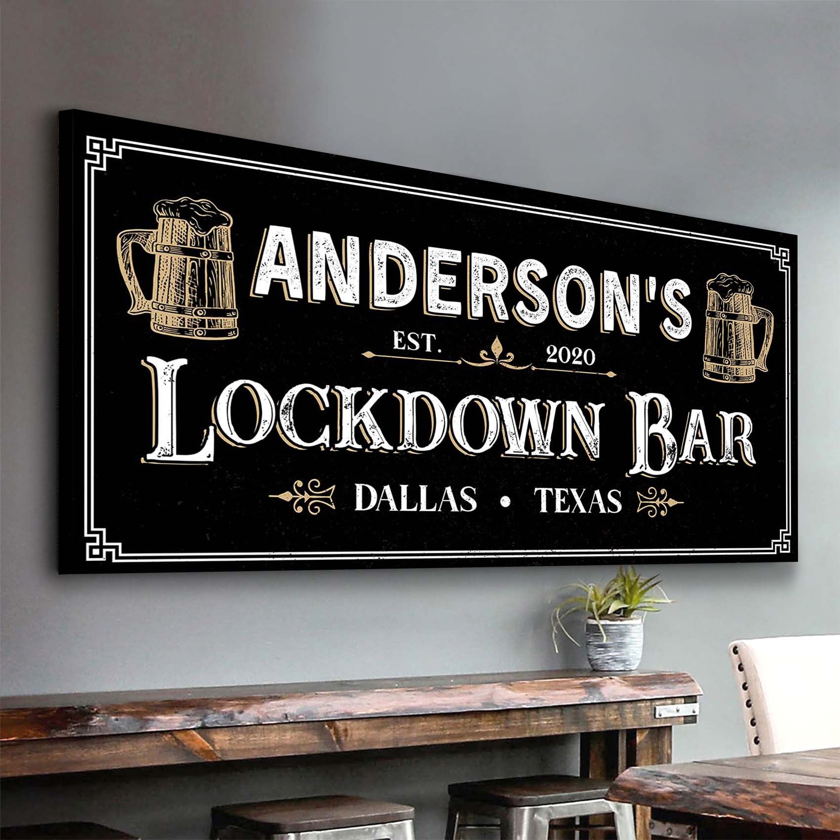 Lockdown Bar Sign on sale at MyriadMart
