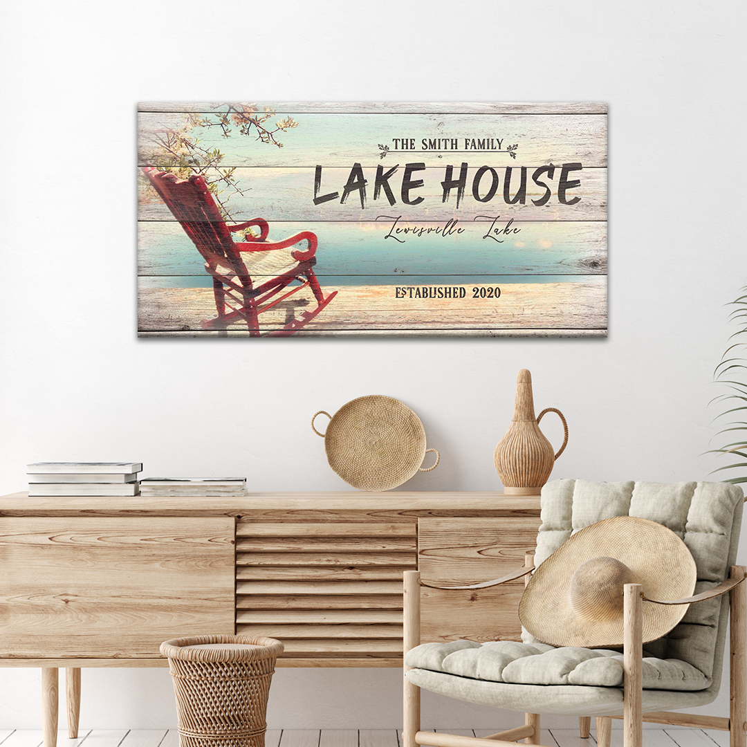 Vintage Lake House Sign on sale at MyriadMart