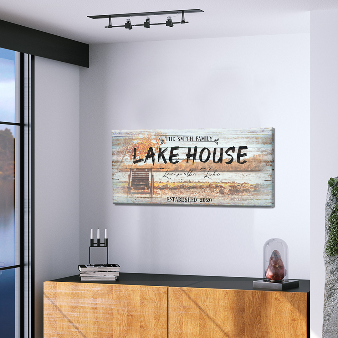 Vintage Lake House Sign on sale at MyriadMart