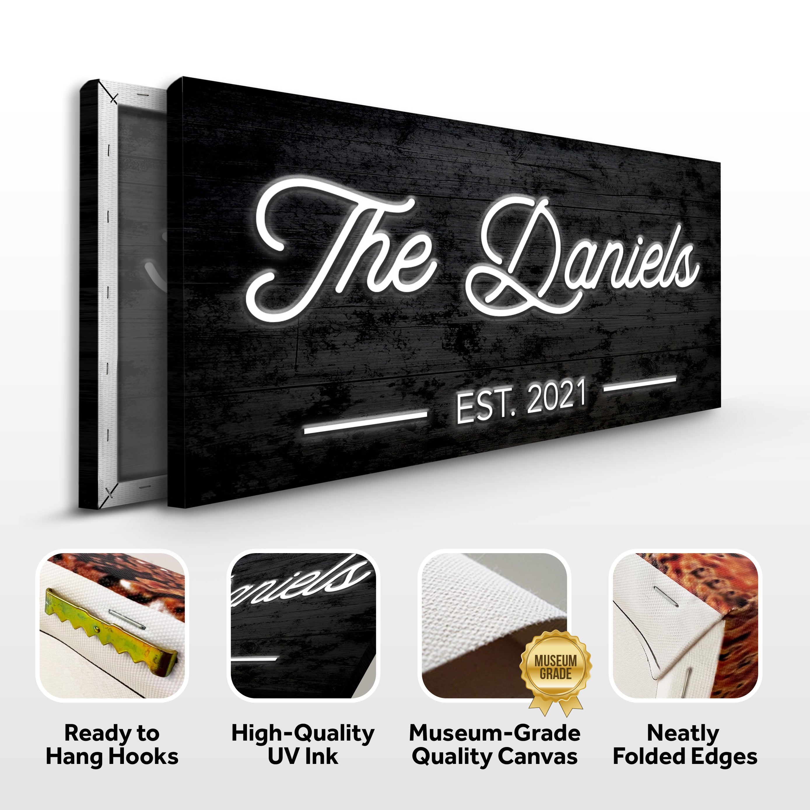 Family Name Sign V on sale at MyriadMart