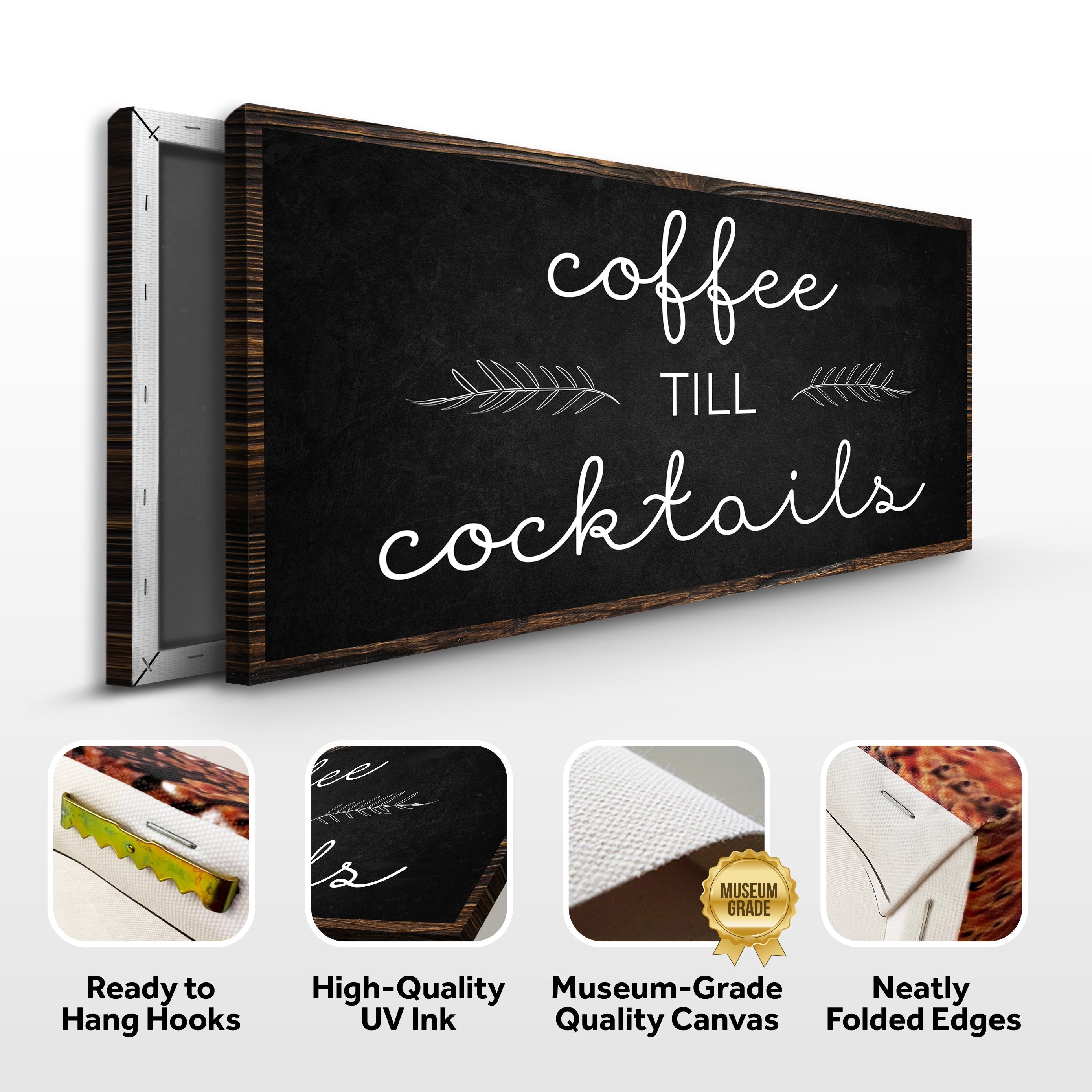 Coffee Till Cocktails Sign on sale at MyriadMart