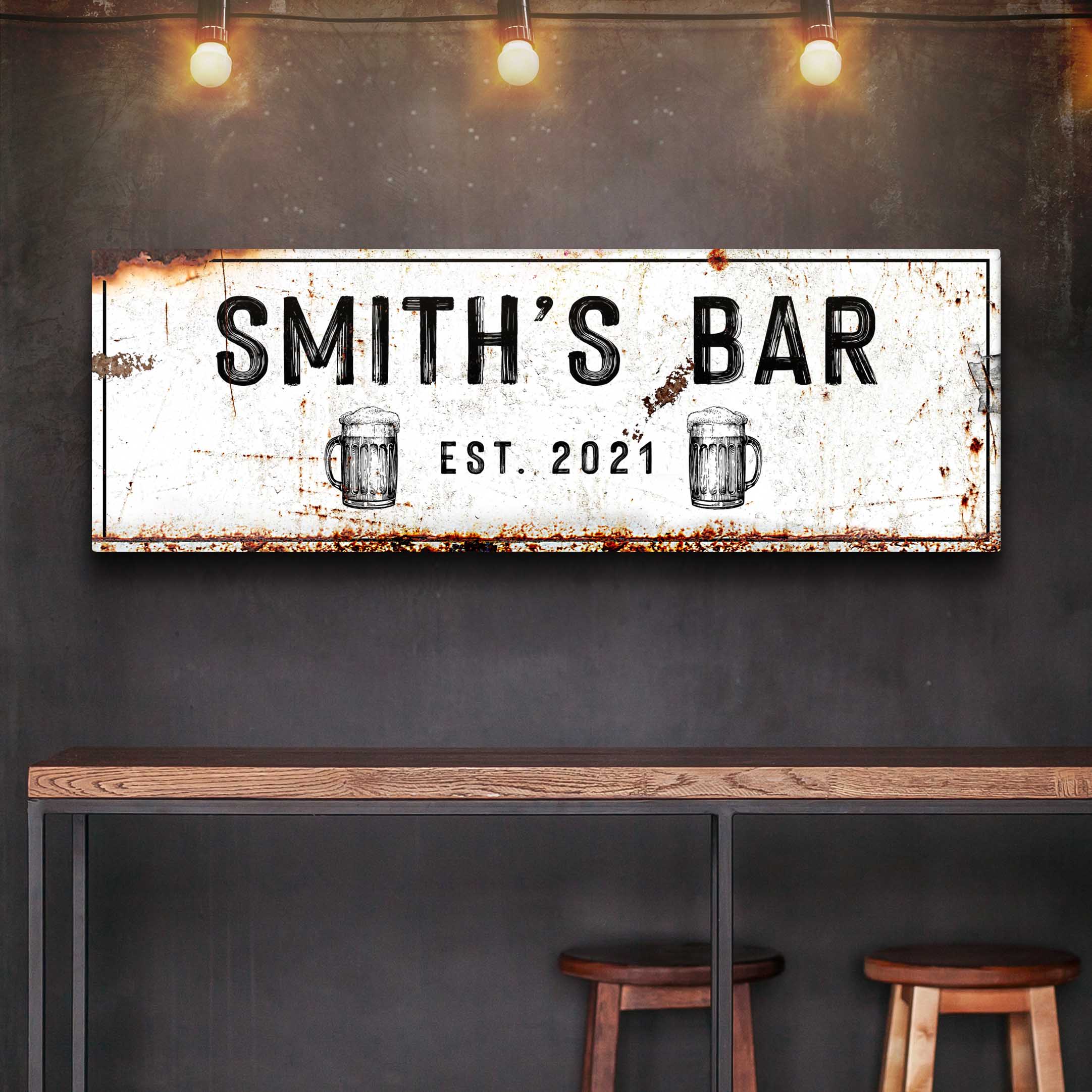 Family Bar Rustic Sign on sale at MyriadMart