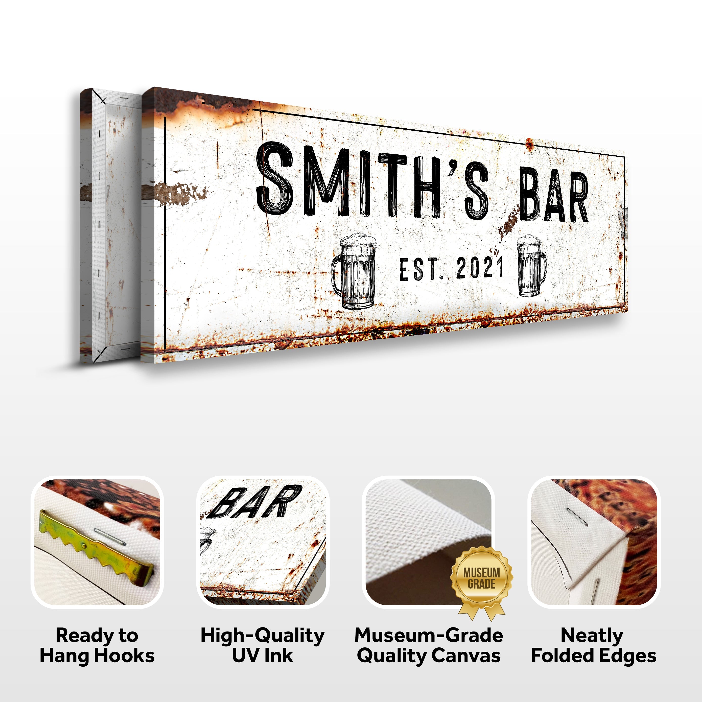 Family Bar Rustic Sign on sale at MyriadMart