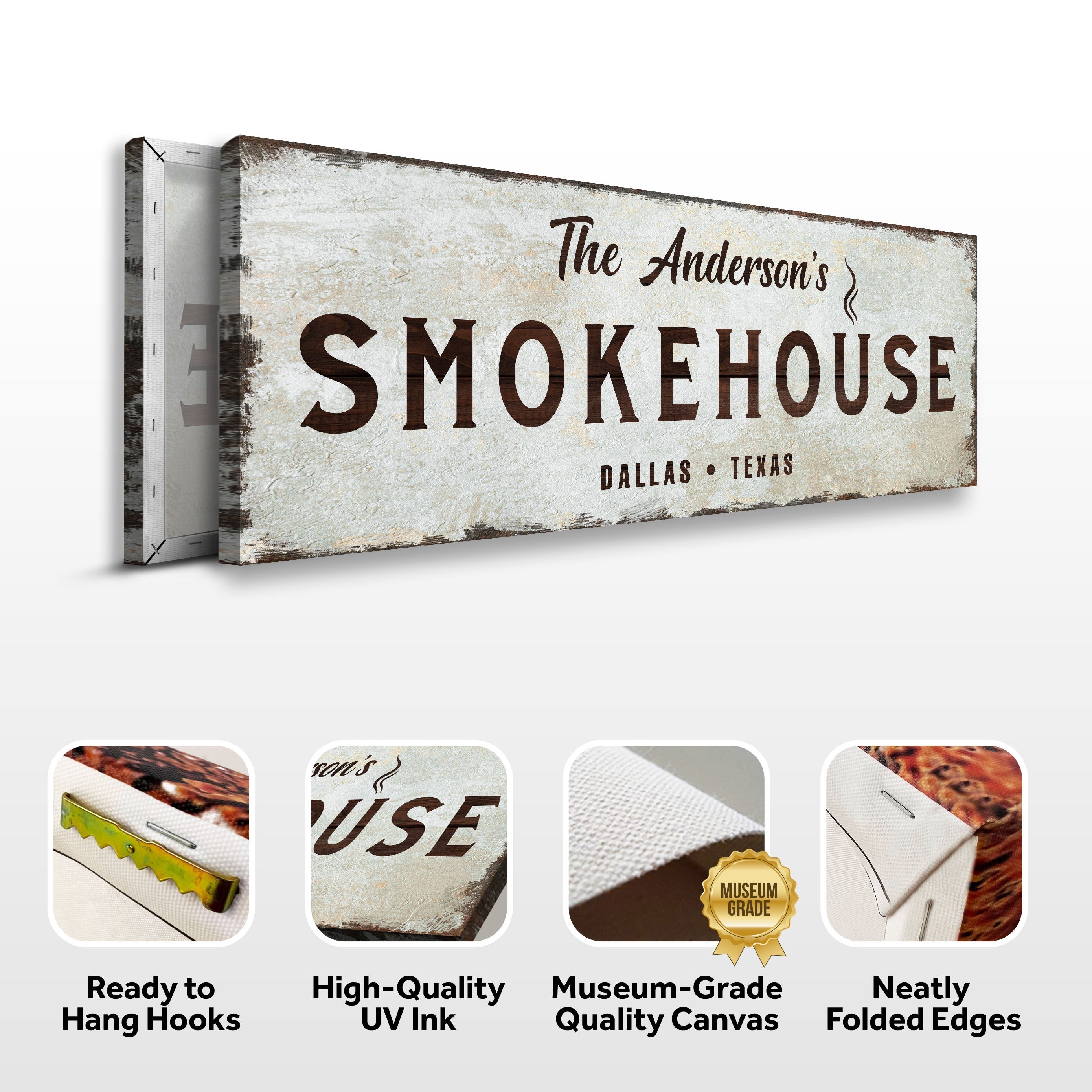Family Smokehouse Sign on sale at MyriadMart
