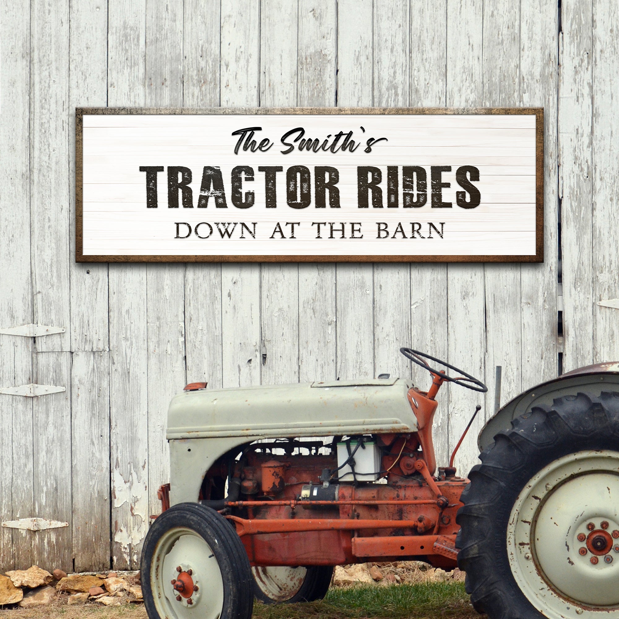Tractor Rides Sign on sale at MyriadMart