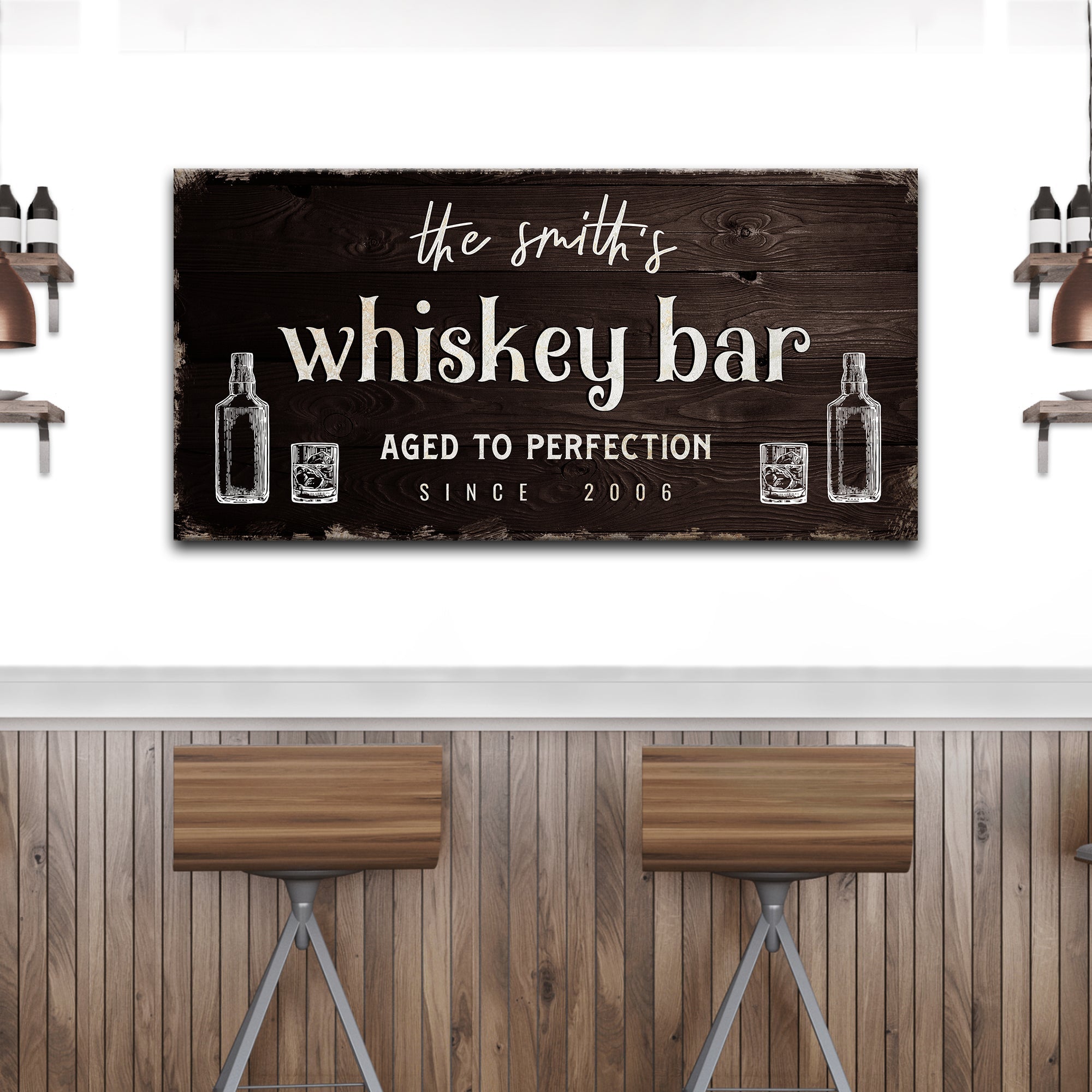 Custom Bar Signs for Home Bar: Perfect Man Cave Wall Decor and Perfect Unique Gift For Husband on sale at MyriadMart