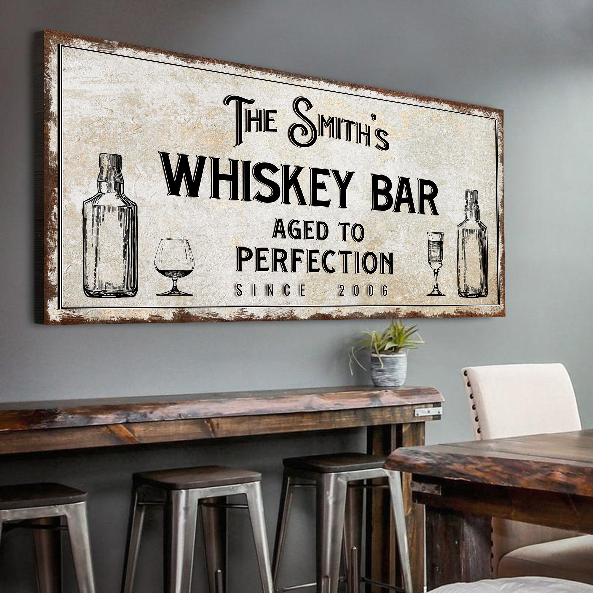 Whiskey Bar Sign on sale at MyriadMart