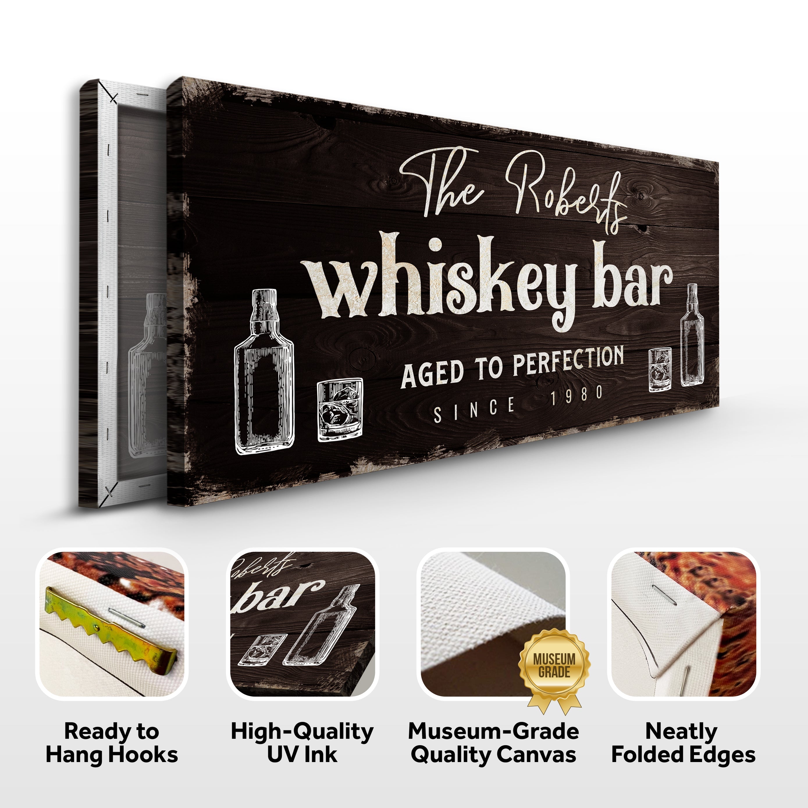 Custom Bar Signs for Home Bar: Perfect Man Cave Wall Decor and Perfect Unique Gift For Husband on sale at MyriadMart