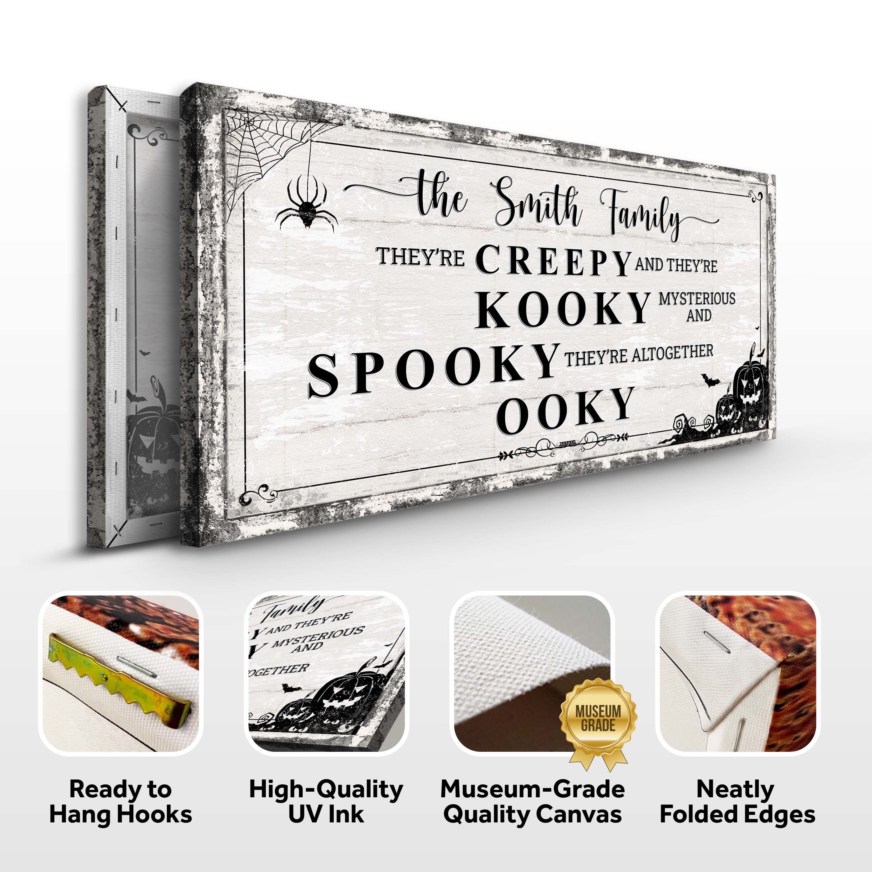 Family Halloween Sign on sale at MyriadMart